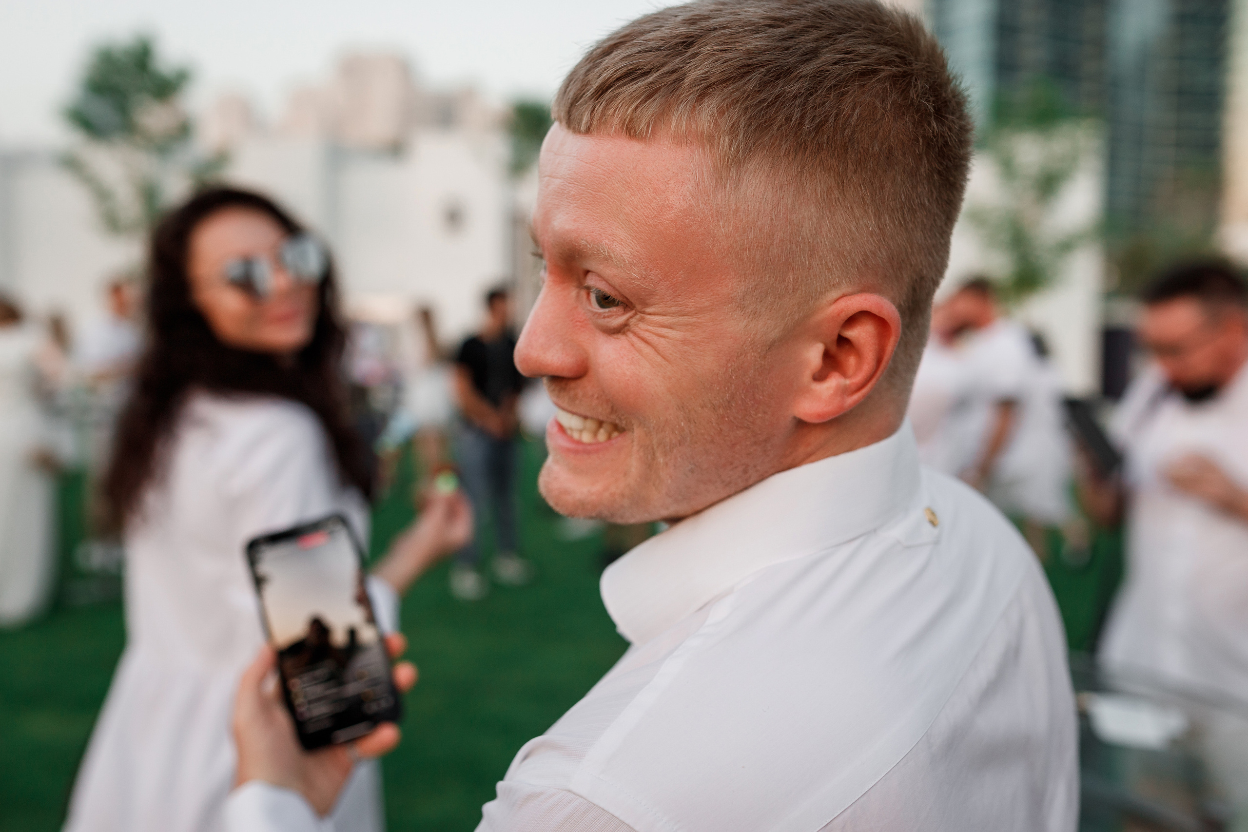 Дубай. Белая вечеринка. Фотограф Олег Сотник