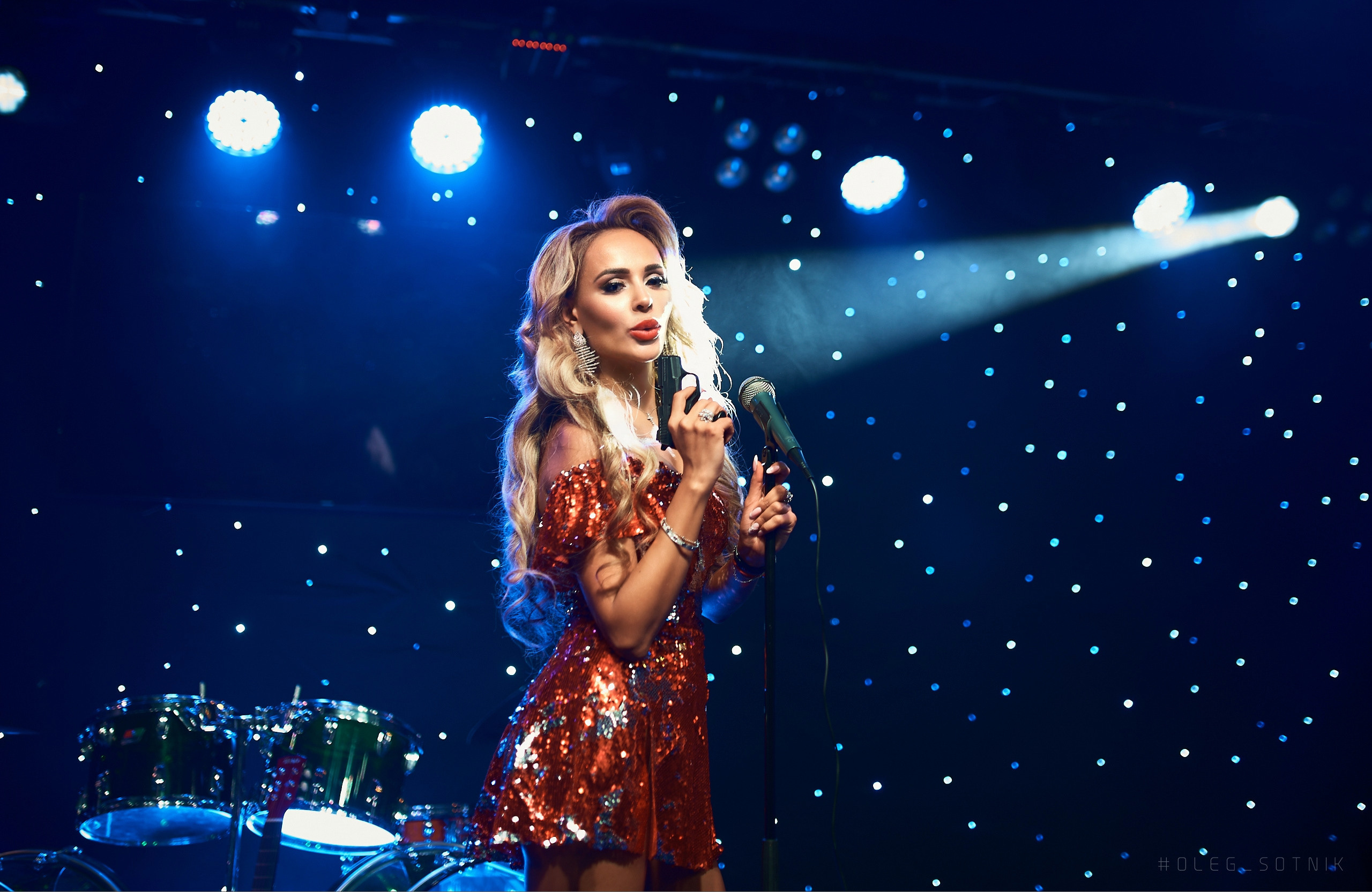 Репортаж со съемок клипа Калашниковой для Воробьева. Фотограф Олег Сотник