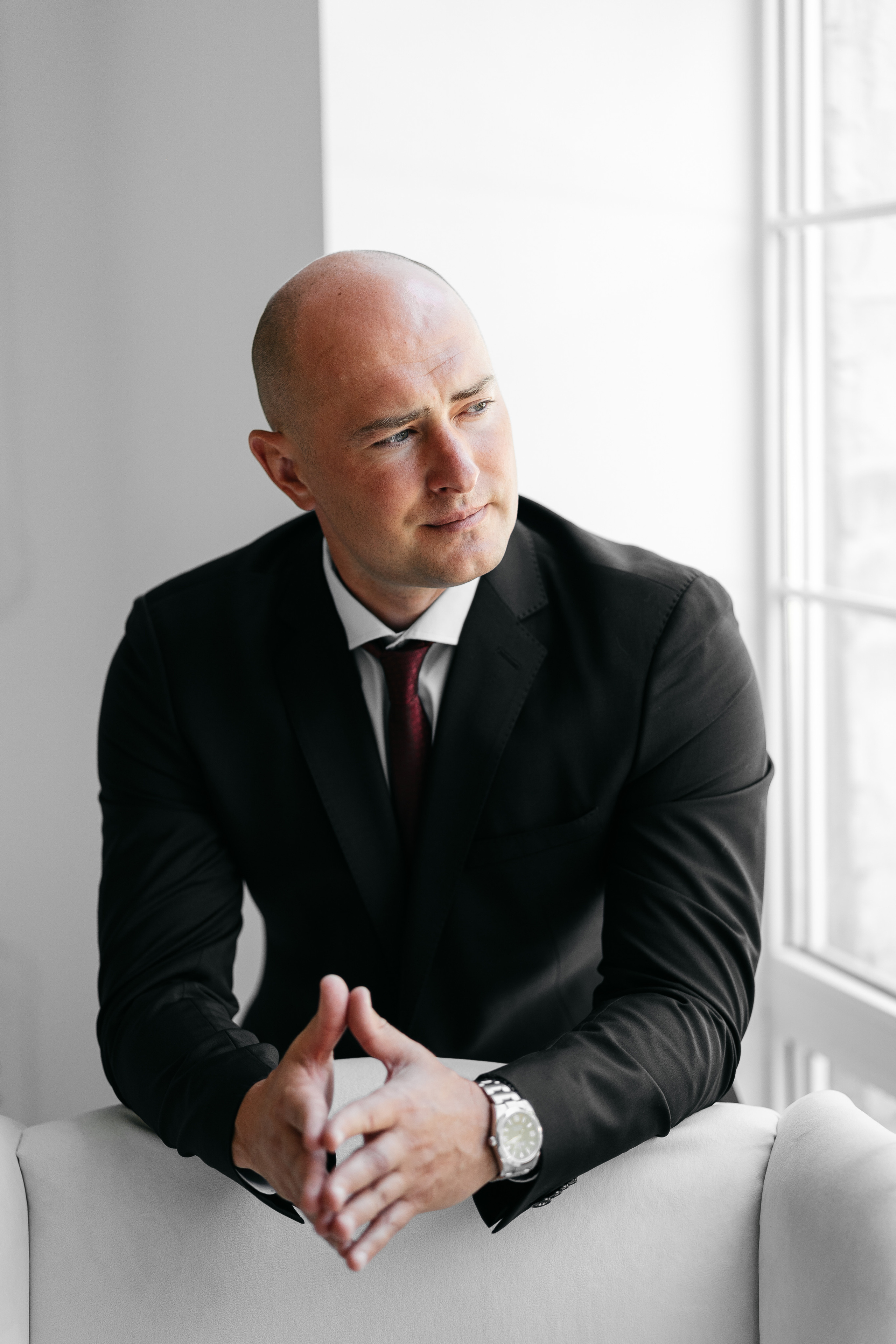 Деловой портрет для использования в предвыборной компании. Фотограф Олег Сотник