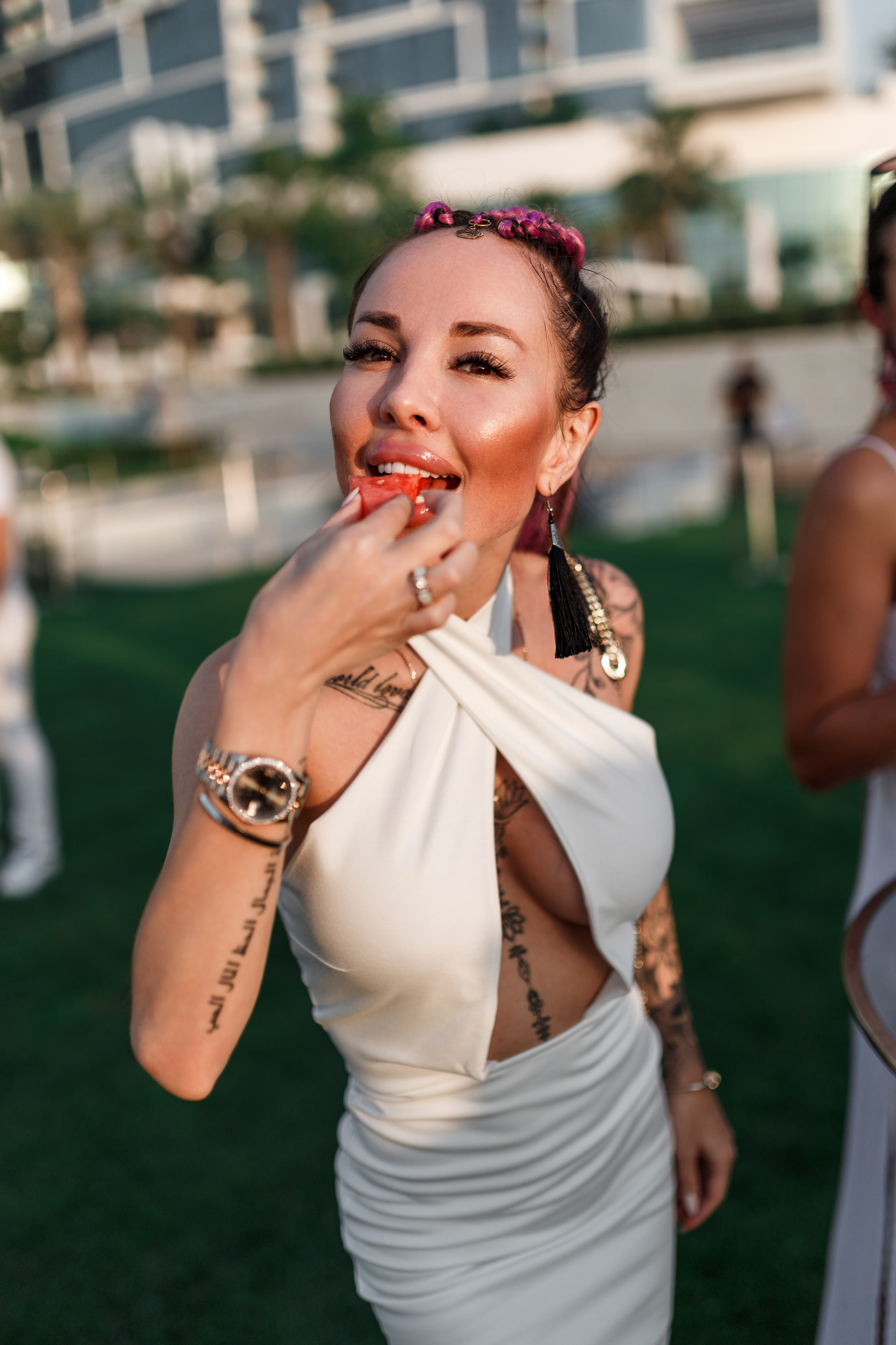 Дубай. Белая вечеринка. Фотограф Олег Сотник