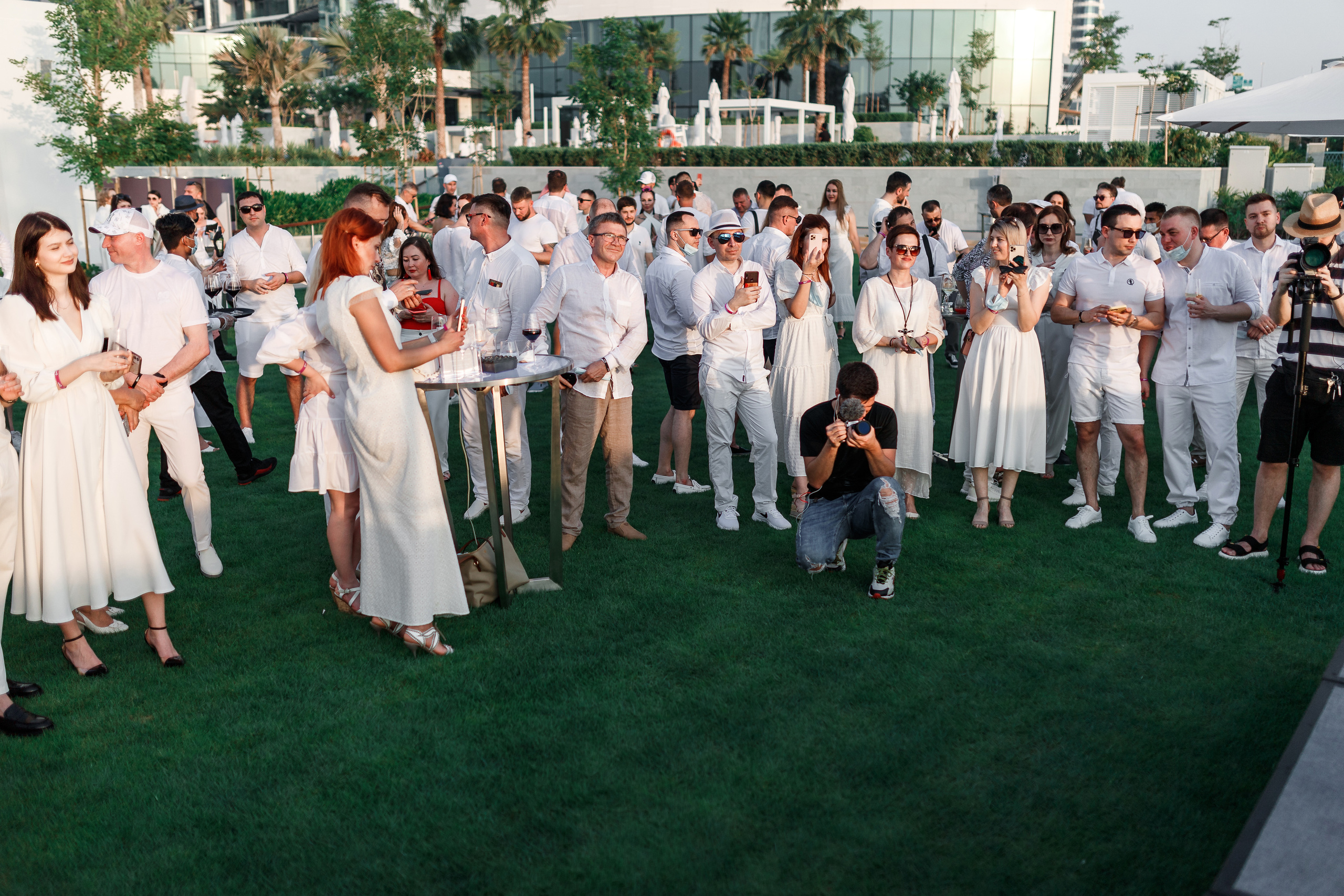 Дубай. Белая вечеринка. Фотограф Олег Сотник