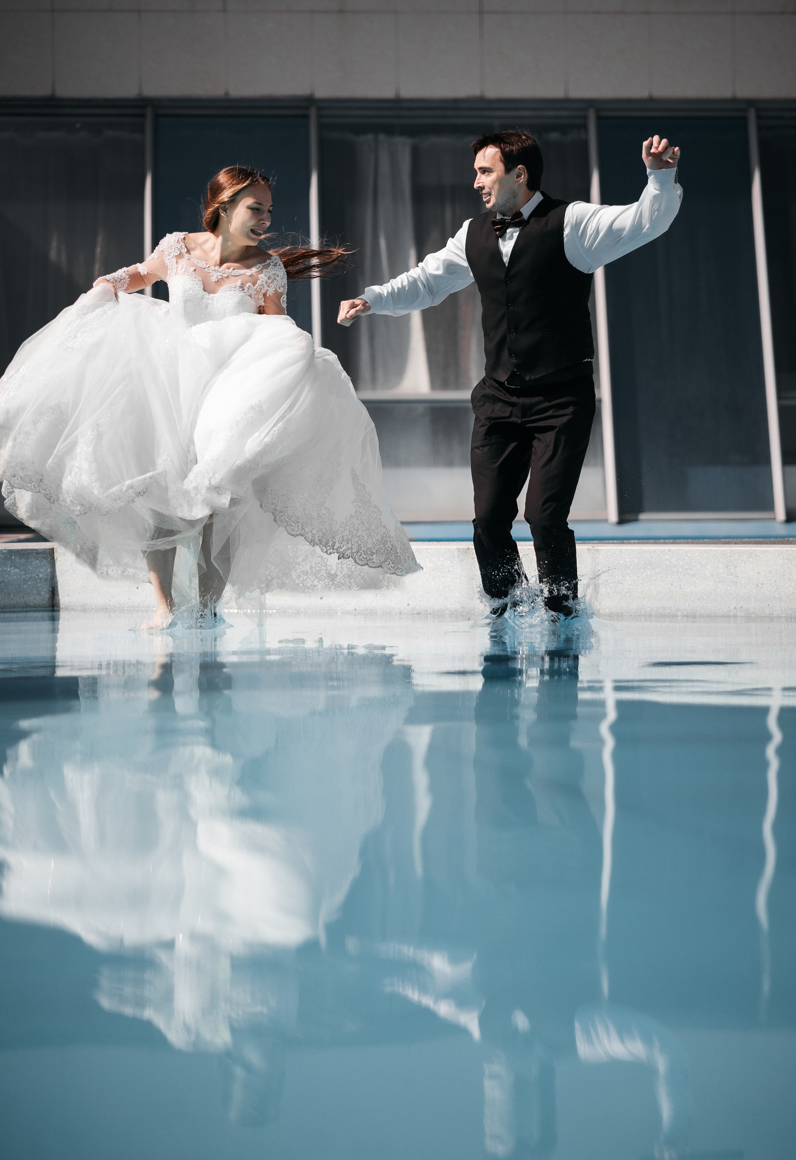 Подводная свадьба в Таганроге. Фотограф Олег Сотник