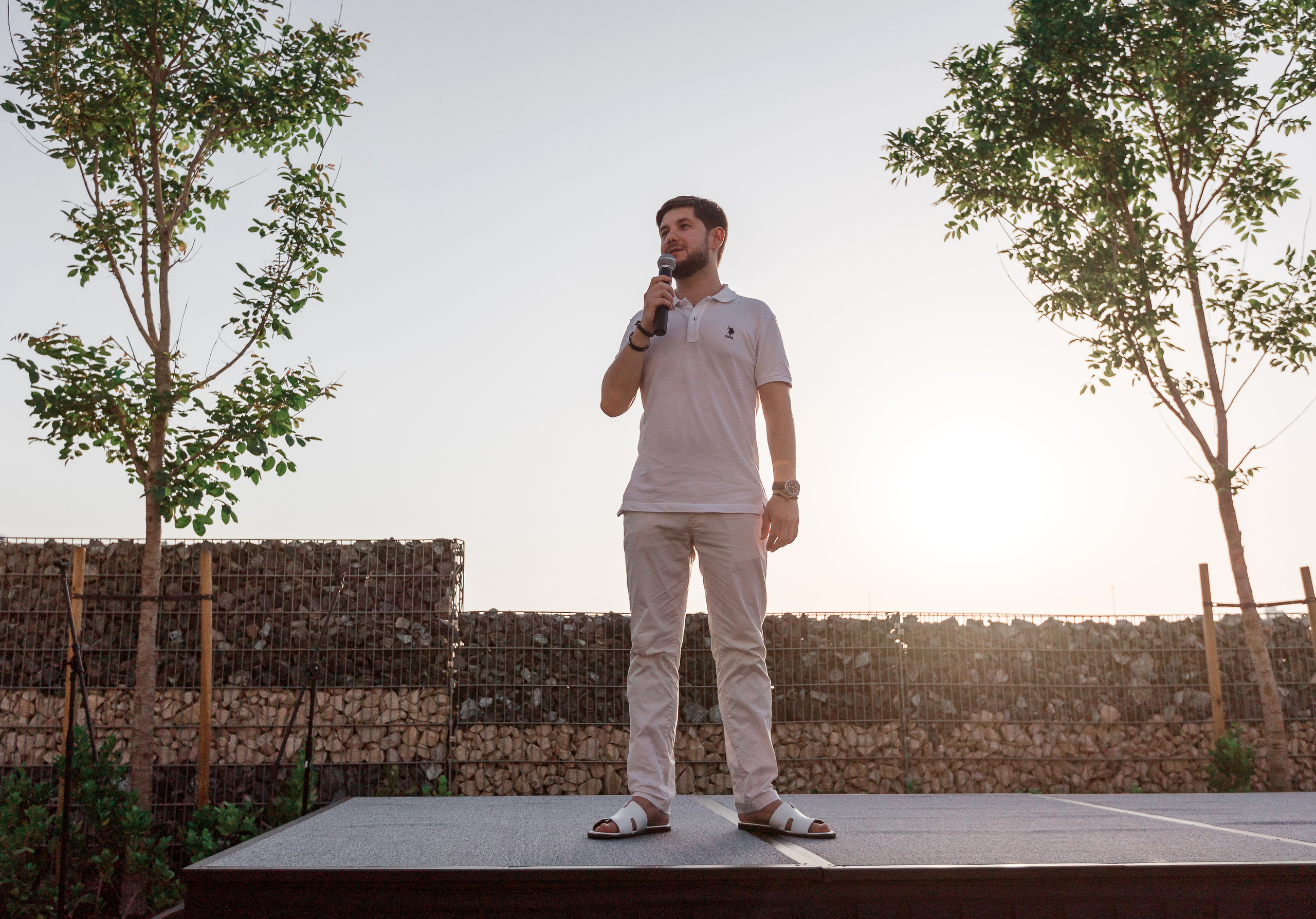 Дубай. Белая вечеринка. Фотограф Олег Сотник