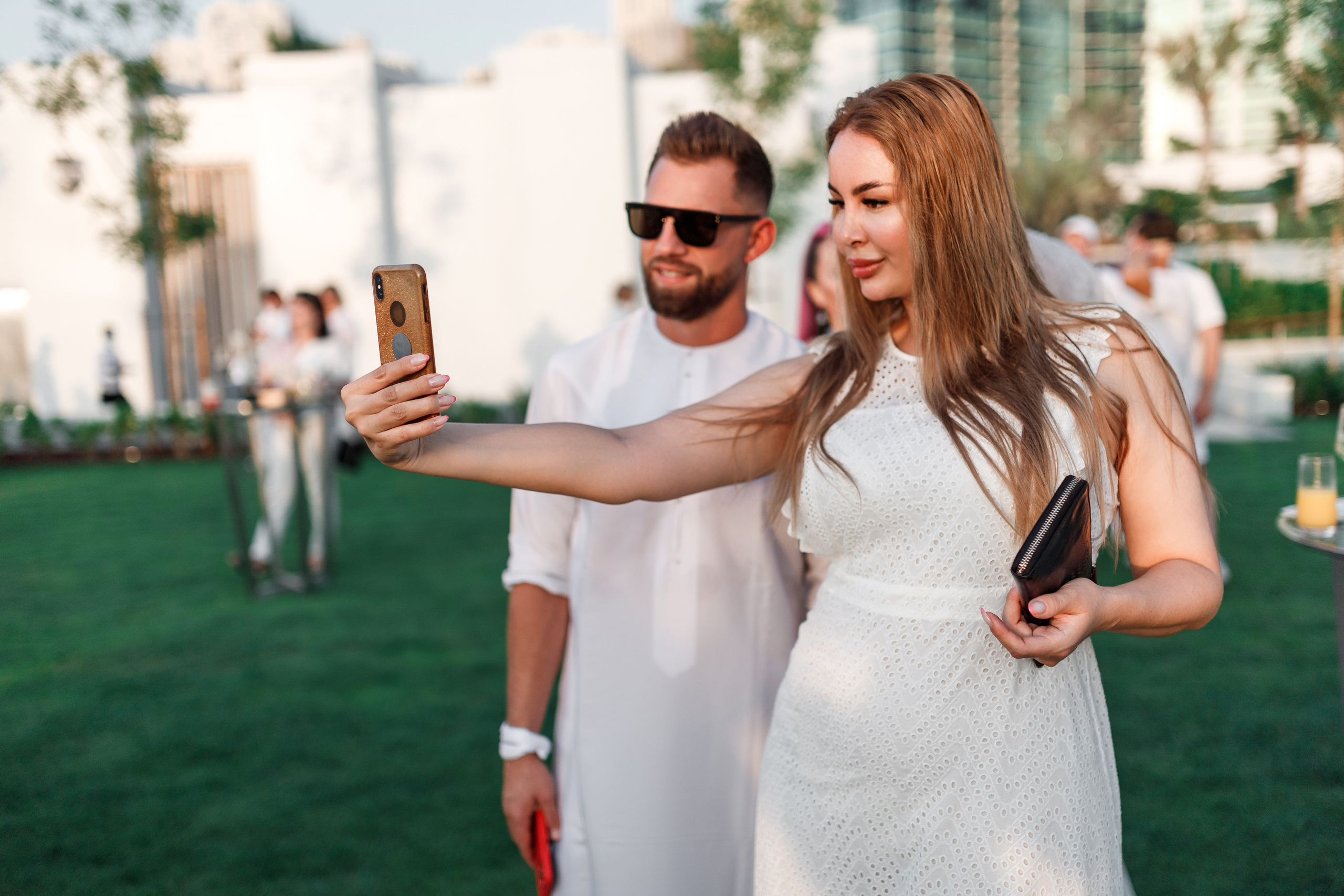 Дубай. Белая вечеринка. Фотограф Олег Сотник
