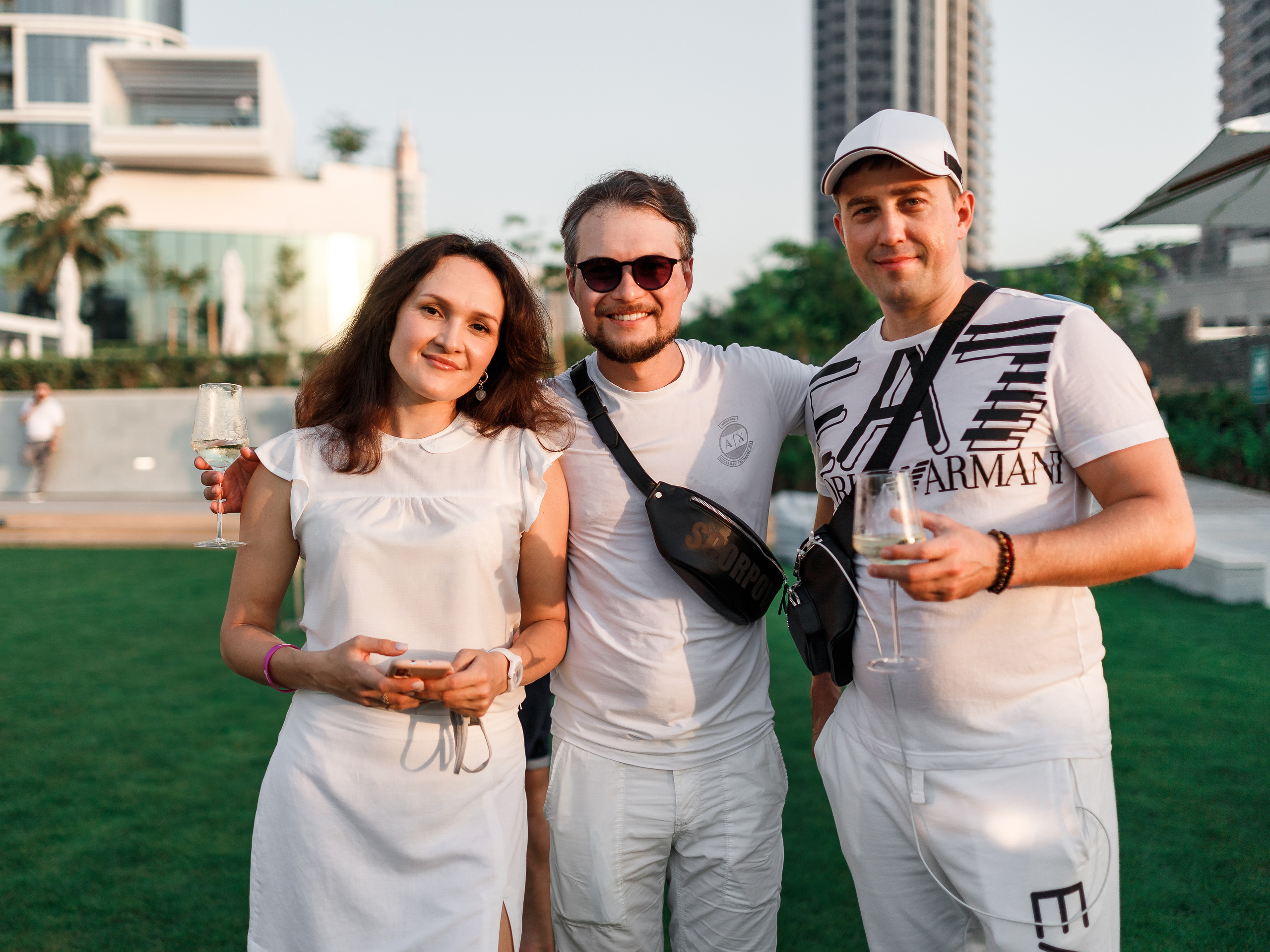 Дубай. Белая вечеринка. Фотограф Олег Сотник