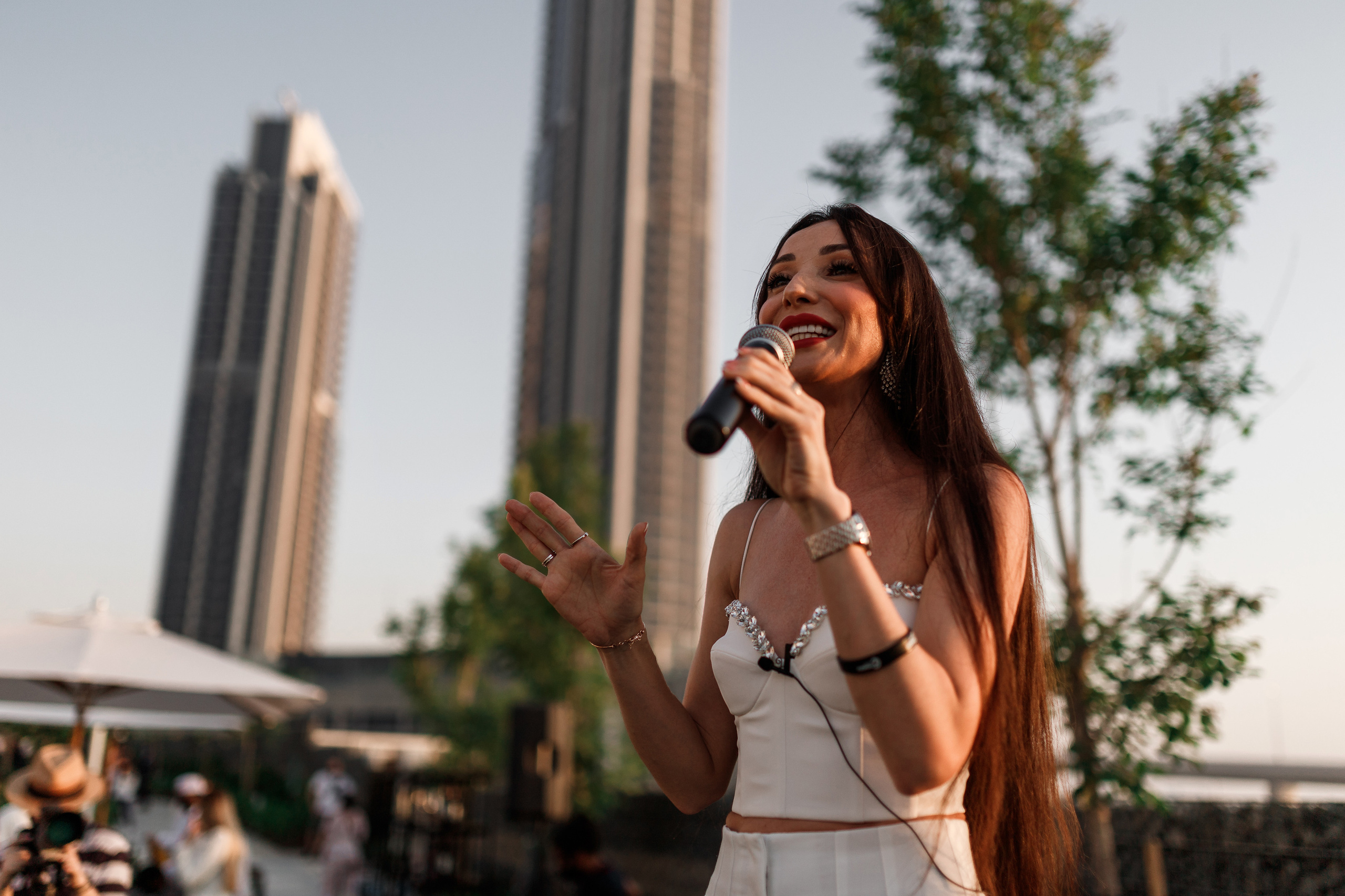 Дубай. Белая вечеринка. Фотограф Олег Сотник