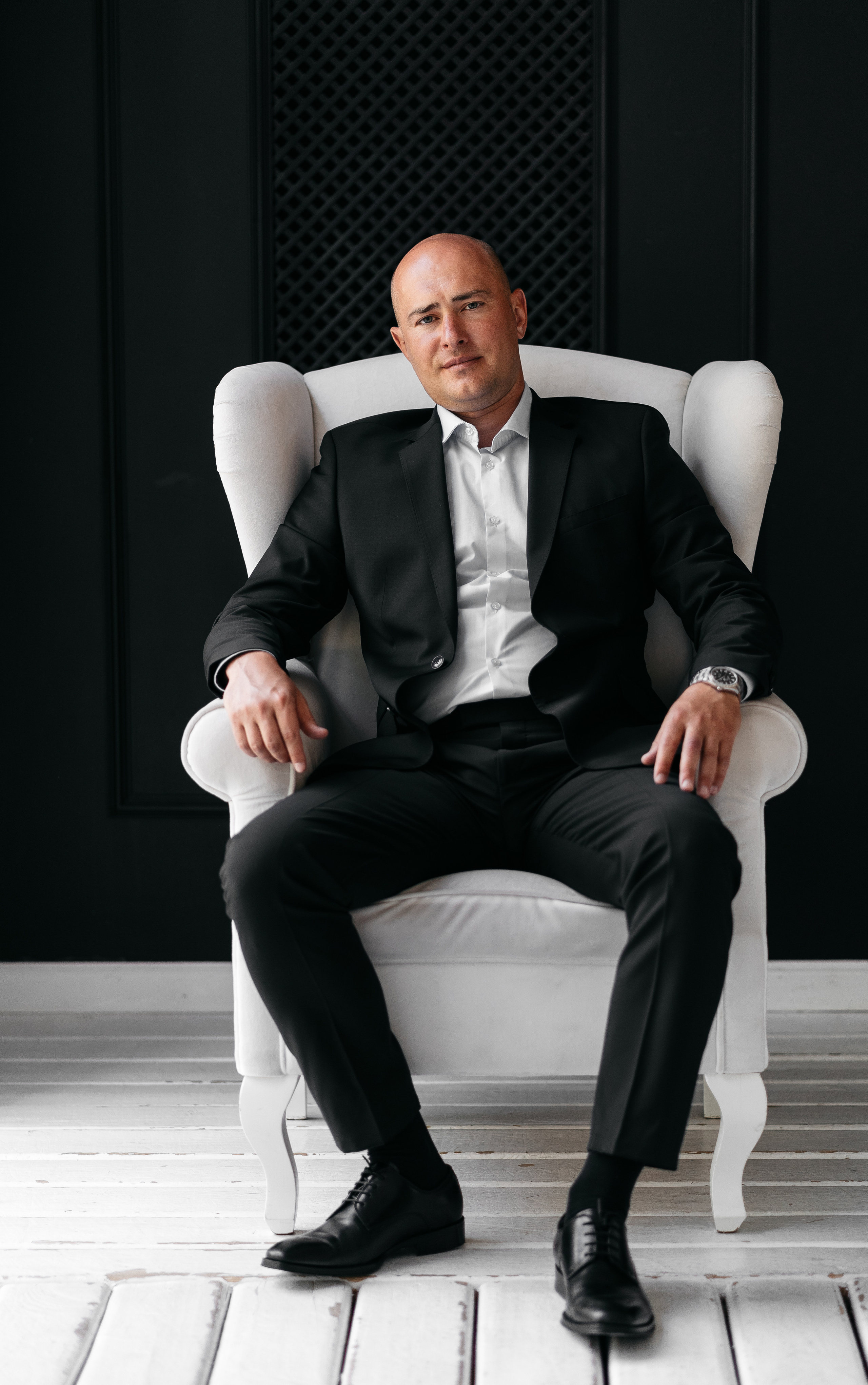 Деловой портрет для использования в предвыборной компании. Фотограф Олег Сотник