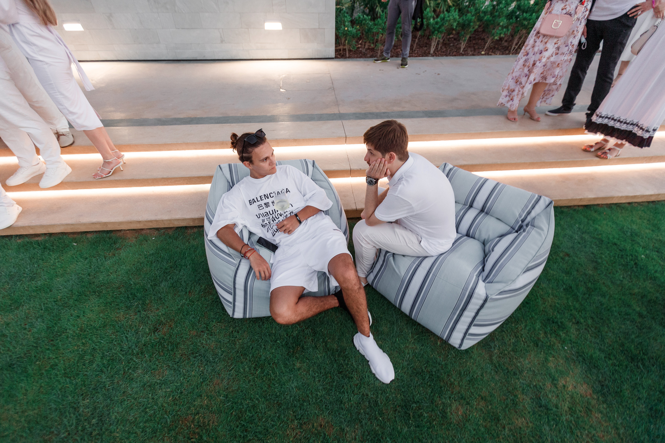 Дубай. Белая вечеринка. Фотограф Олег Сотник