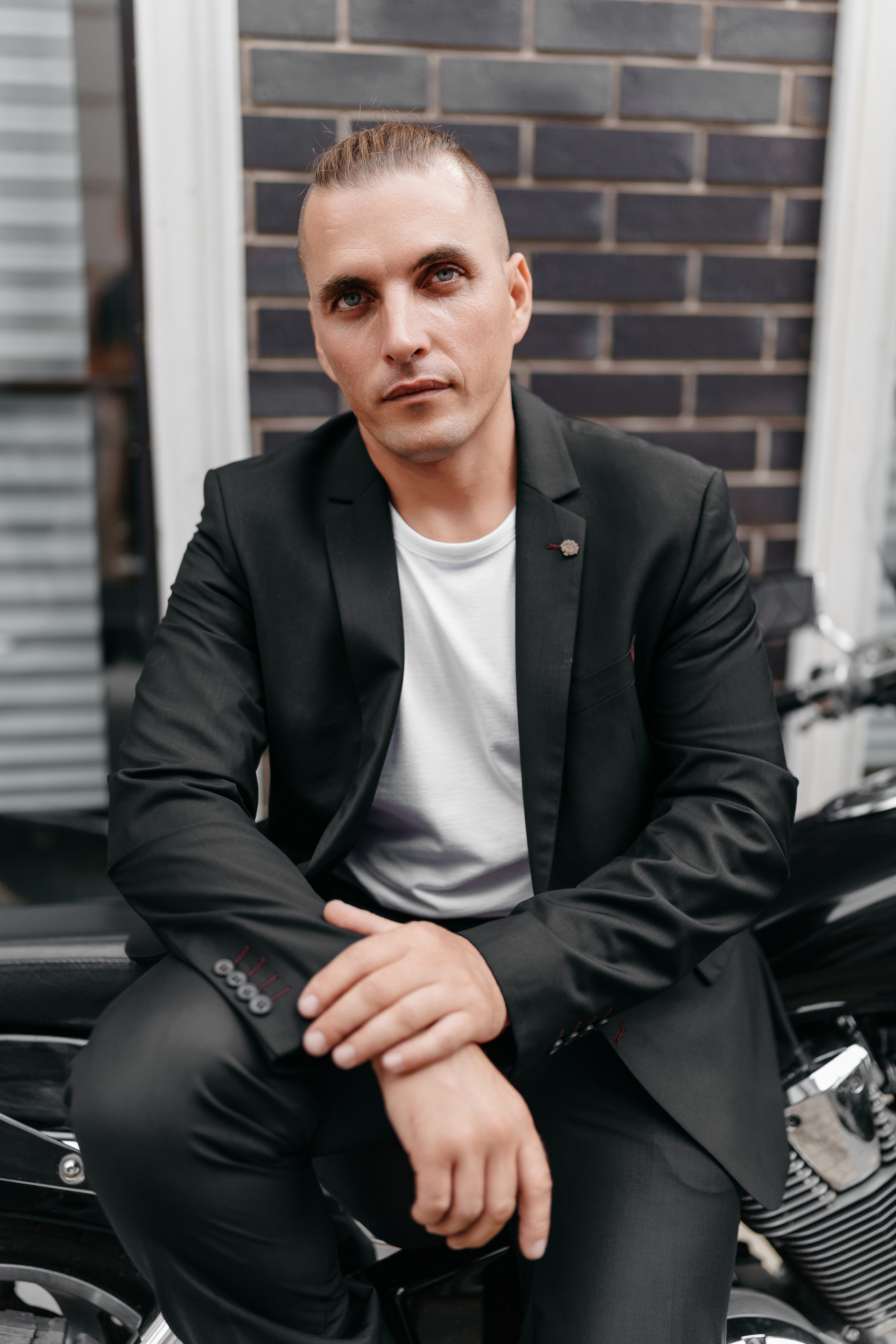 Деловой портрет для президента мотоклуба. Фотограф Олег Сотник