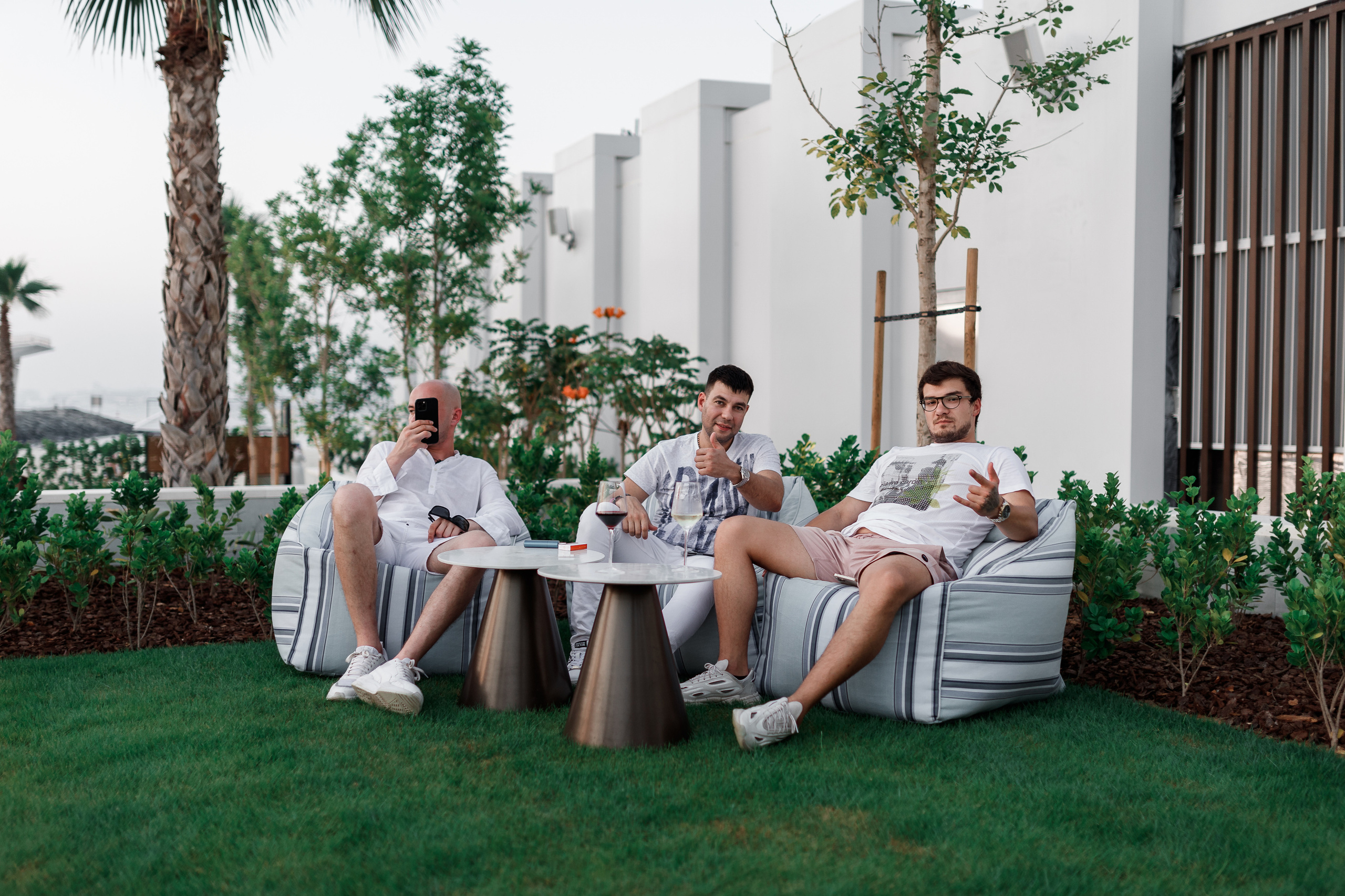 Дубай. Белая вечеринка. Фотограф Олег Сотник