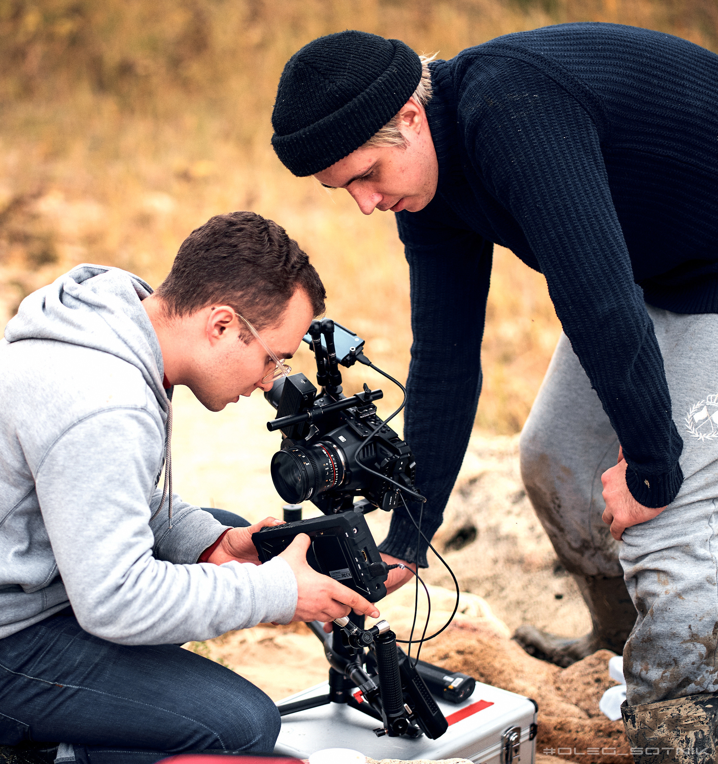 Бэкстейдж для Hotel 17 (съемка музклипа). Фотограф Олег Сотник