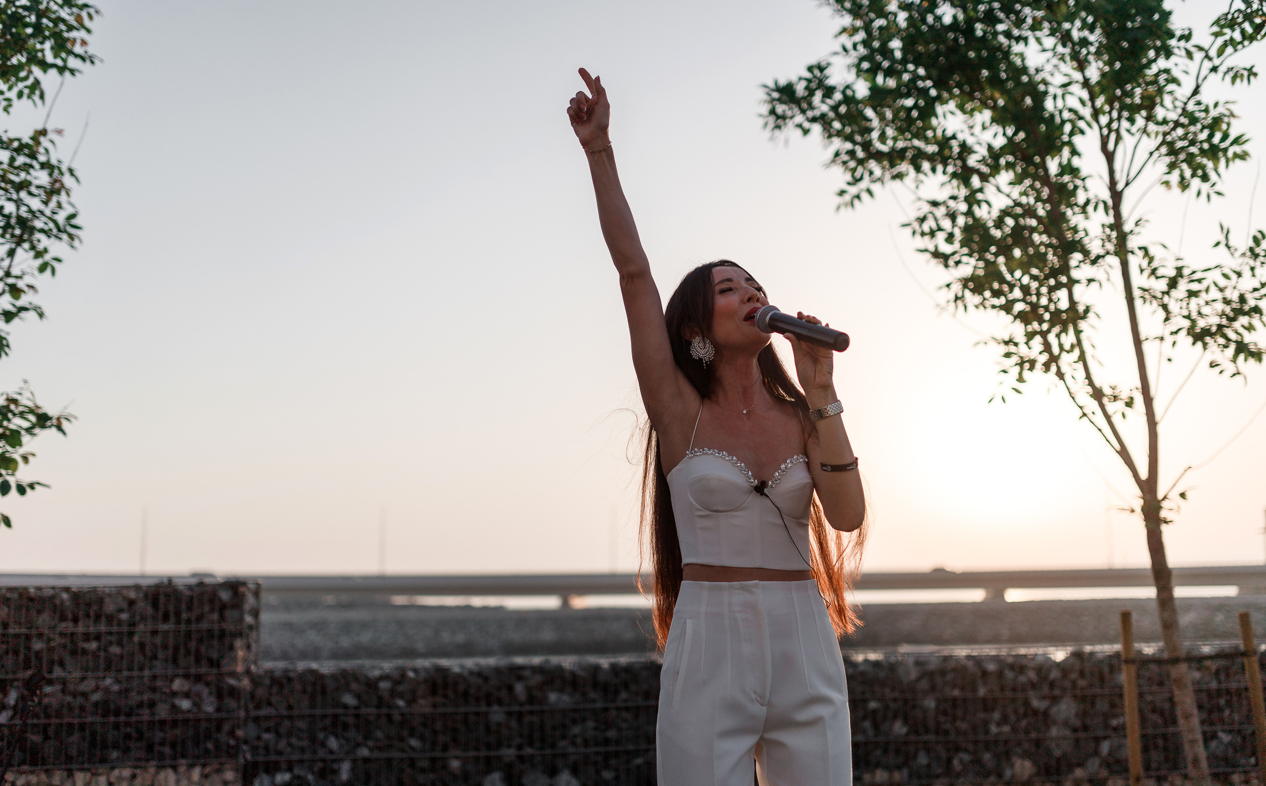 Дубай. Белая вечеринка. Фотограф Олег Сотник