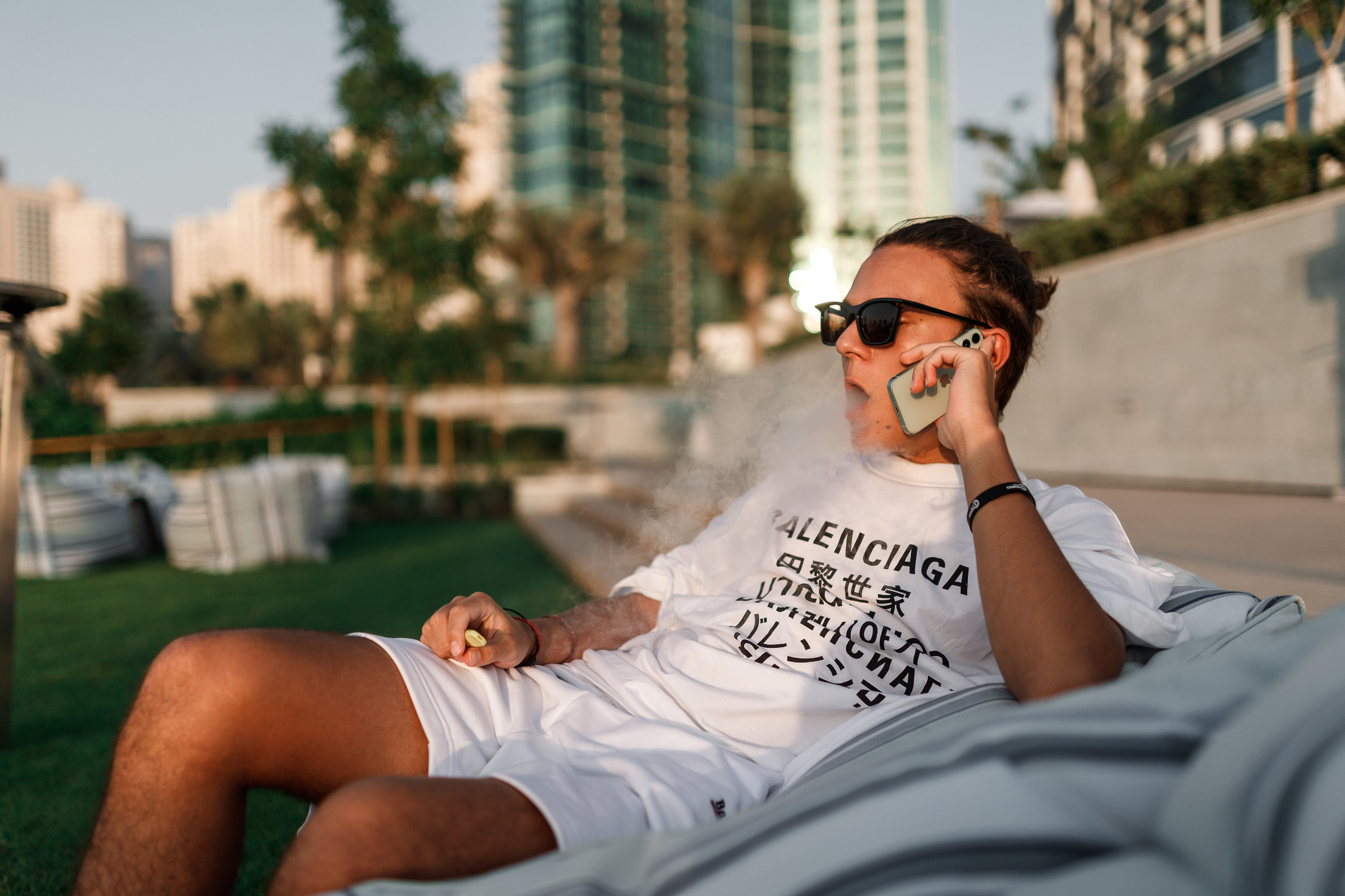 Дубай. Белая вечеринка. Фотограф Олег Сотник