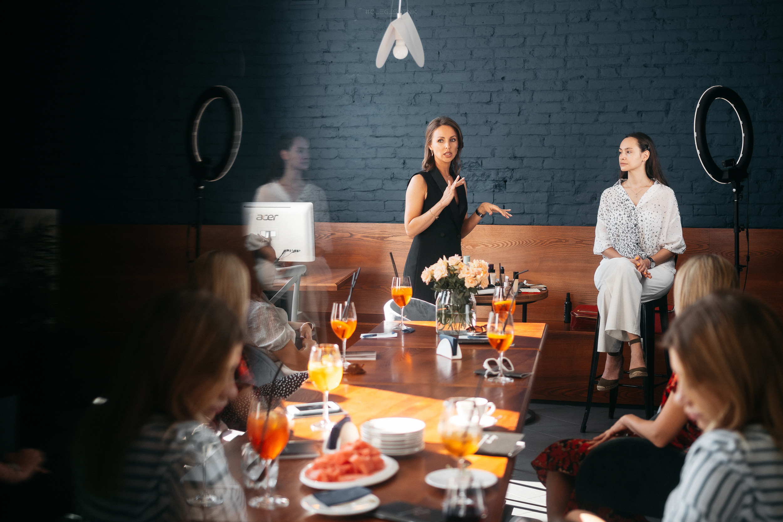 Мастер класс по визажу. Фотограф Олег Сотник