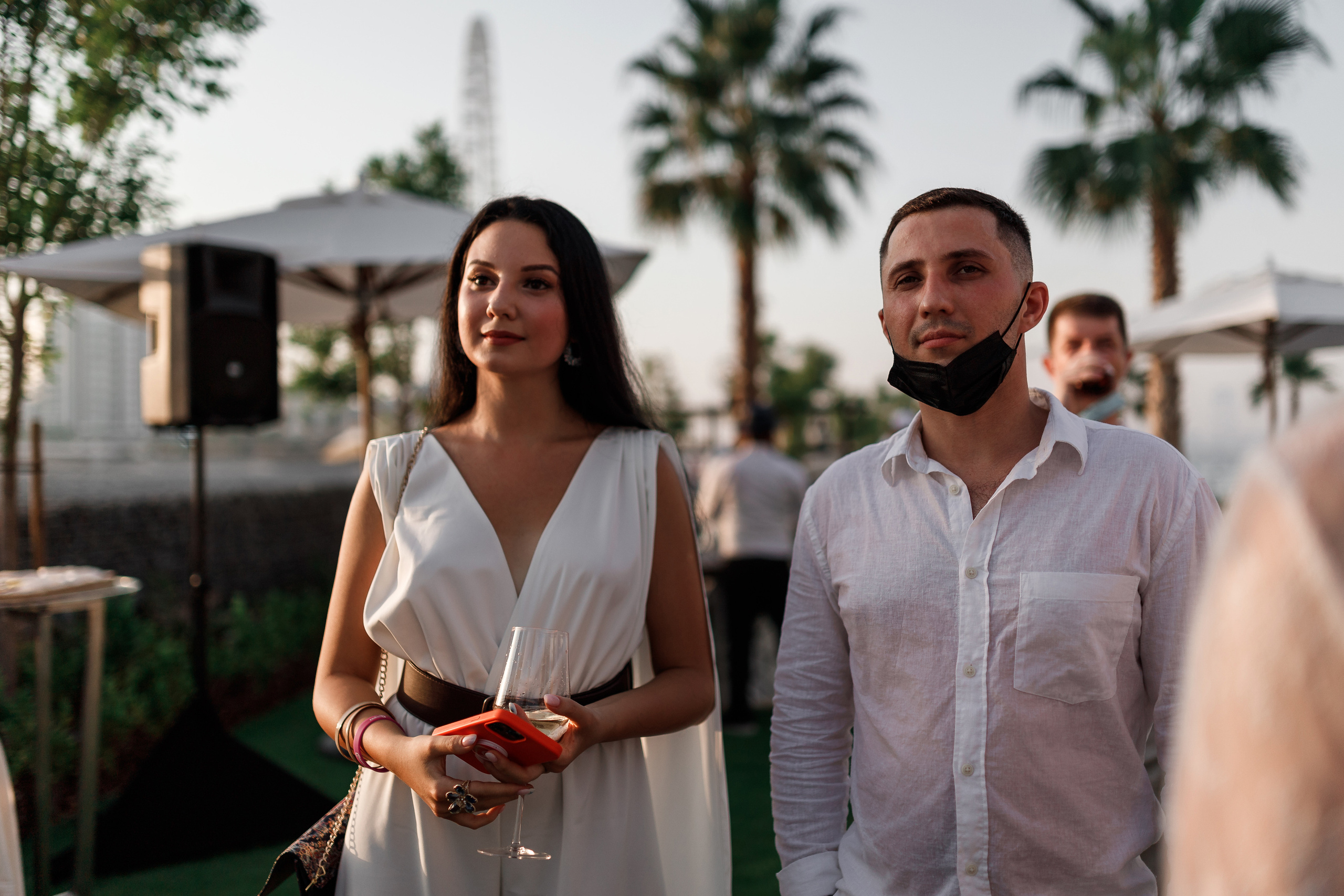 Дубай. Белая вечеринка. Фотограф Олег Сотник