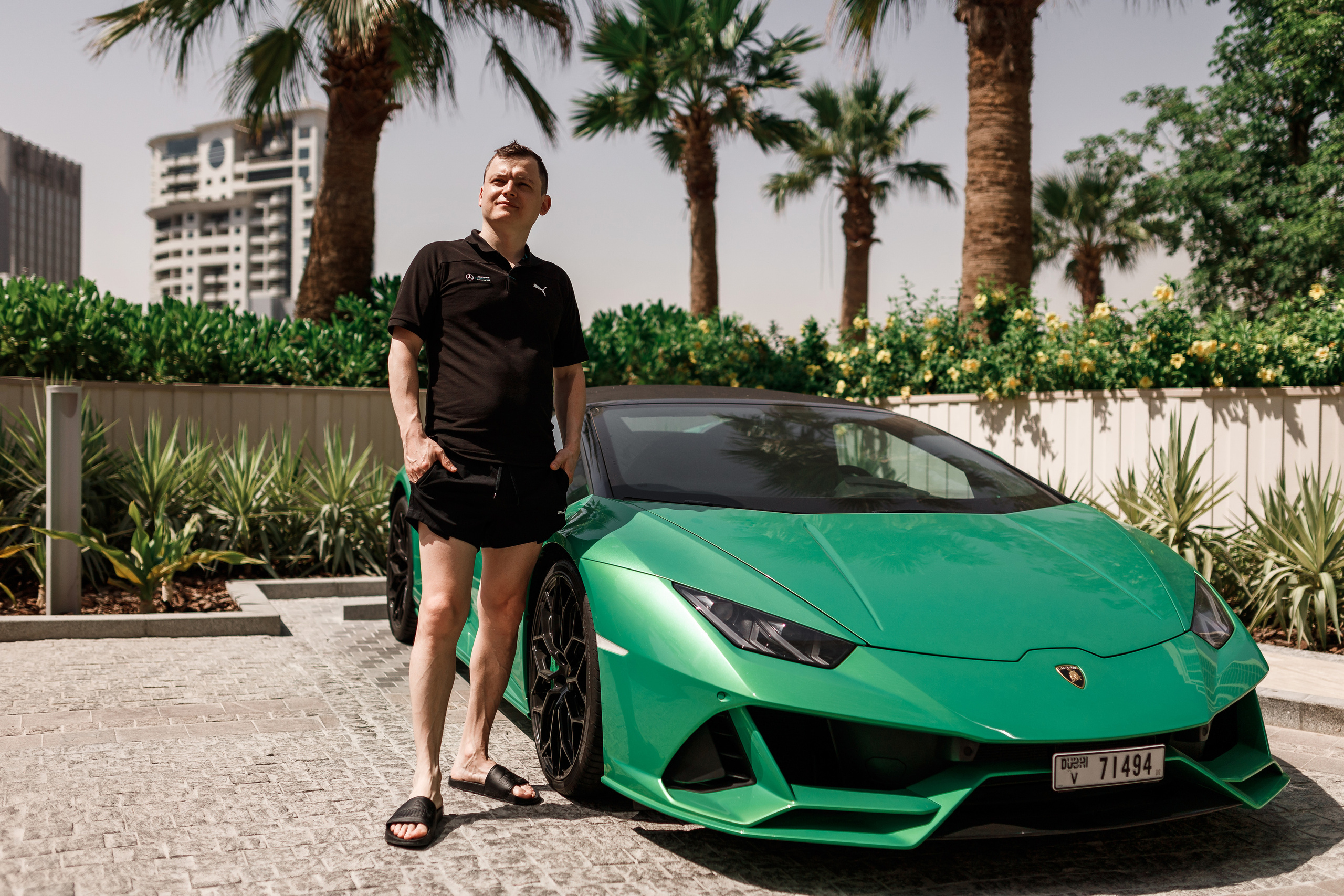 Дубай. Гонки на Ferrari. Фотограф Олег Сотник