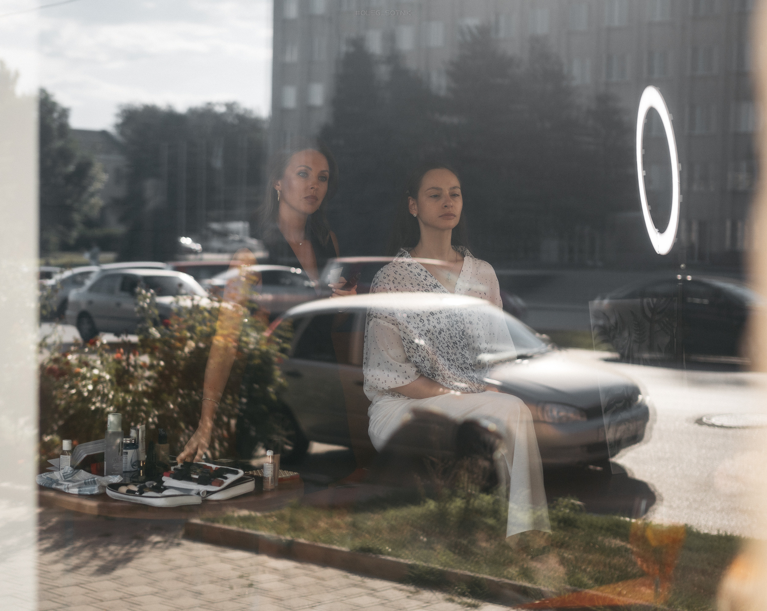 Мастер класс по визажу. Фотограф Олег Сотник