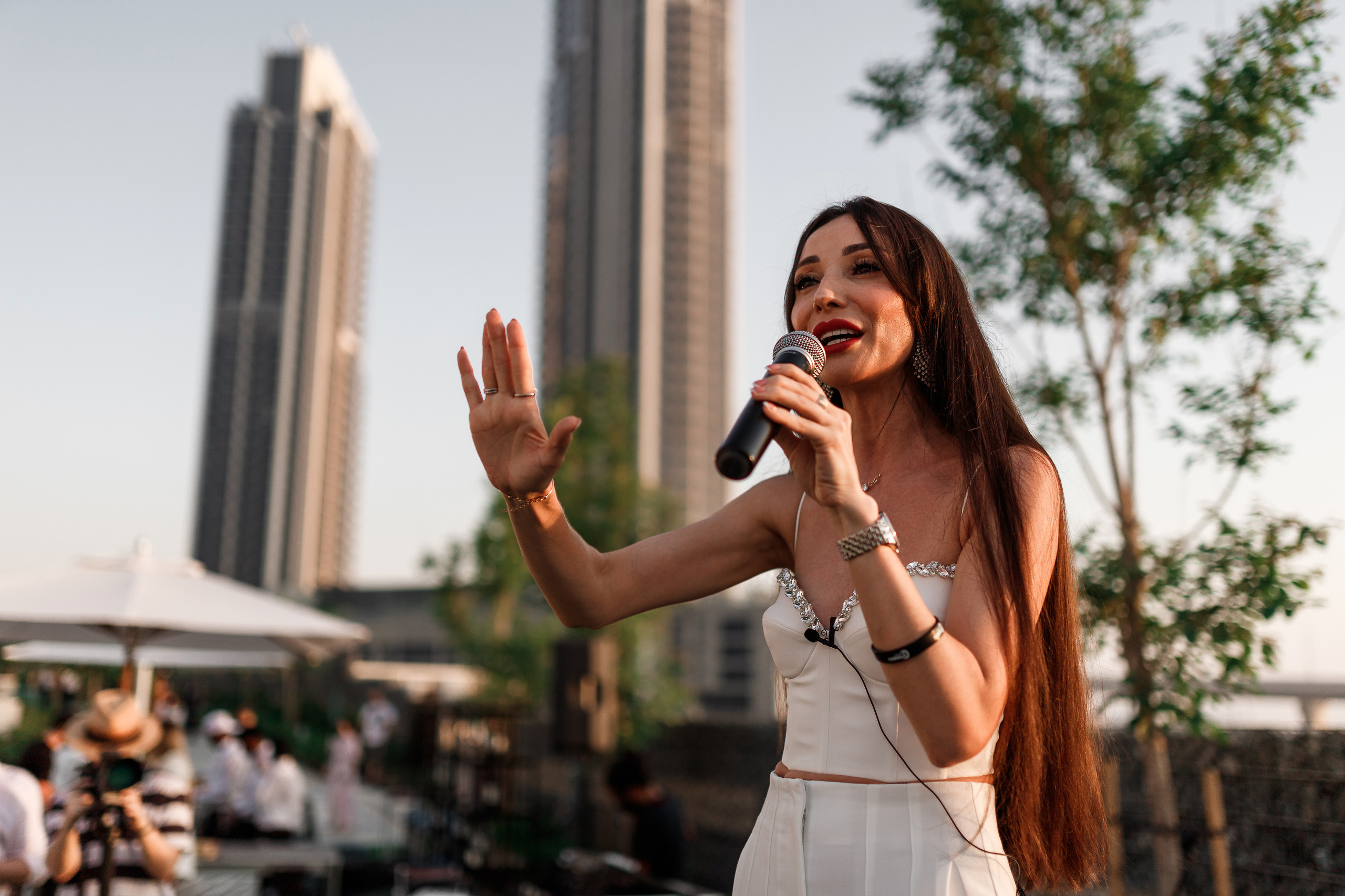 Дубай. Белая вечеринка. Фотограф Олег Сотник