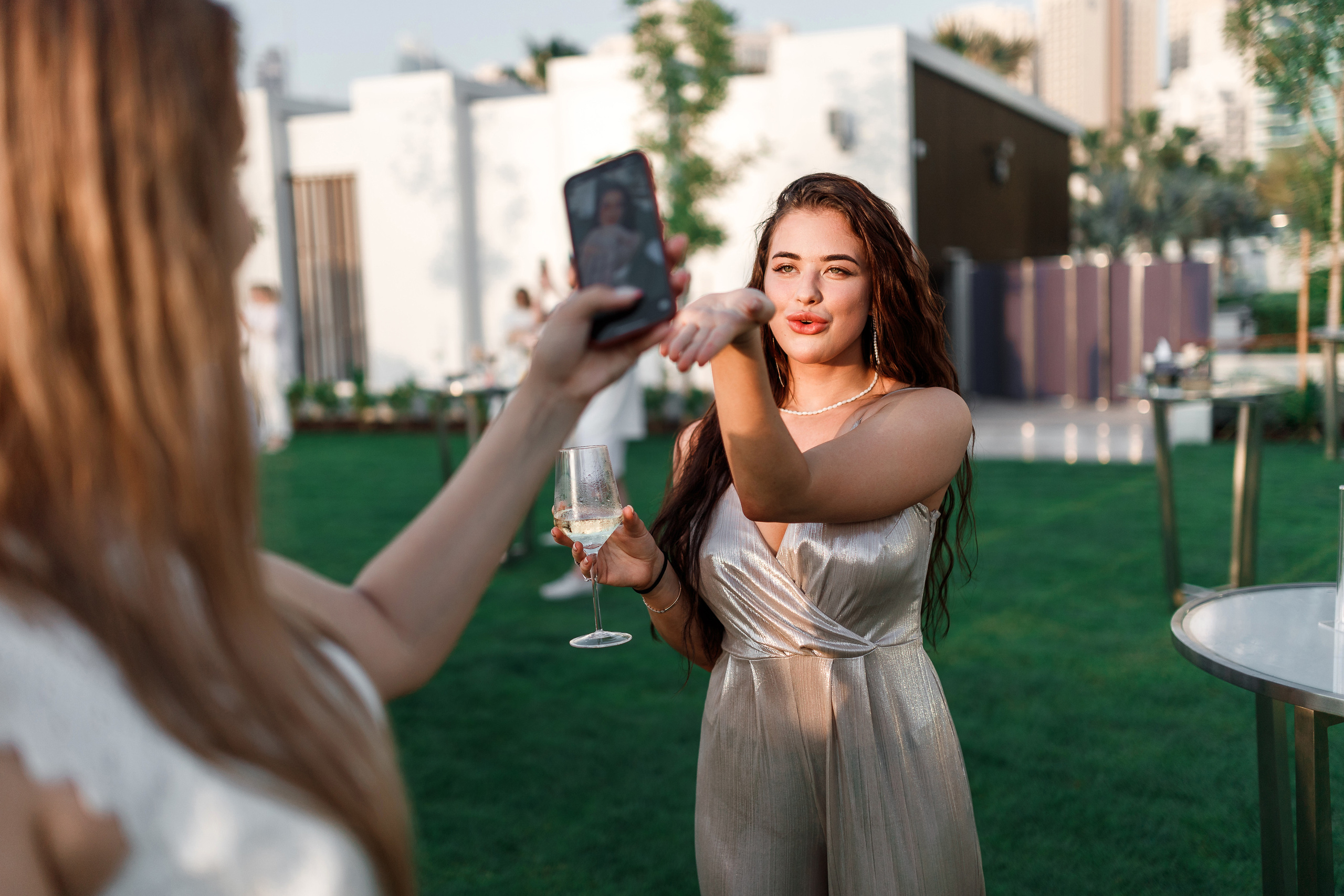 Дубай. Белая вечеринка. Фотограф Олег Сотник