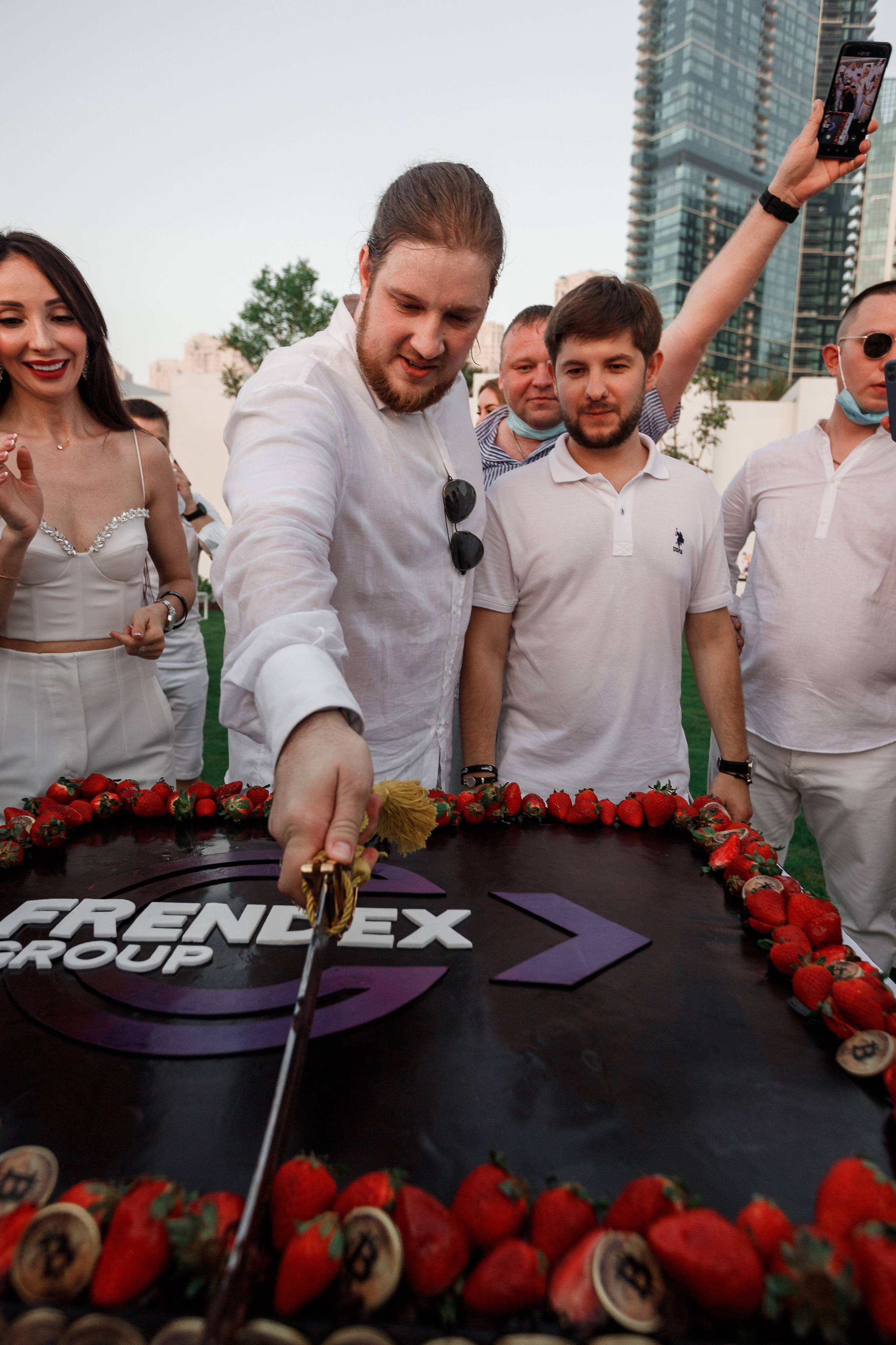 Дубай. Белая вечеринка. Фотограф Олег Сотник