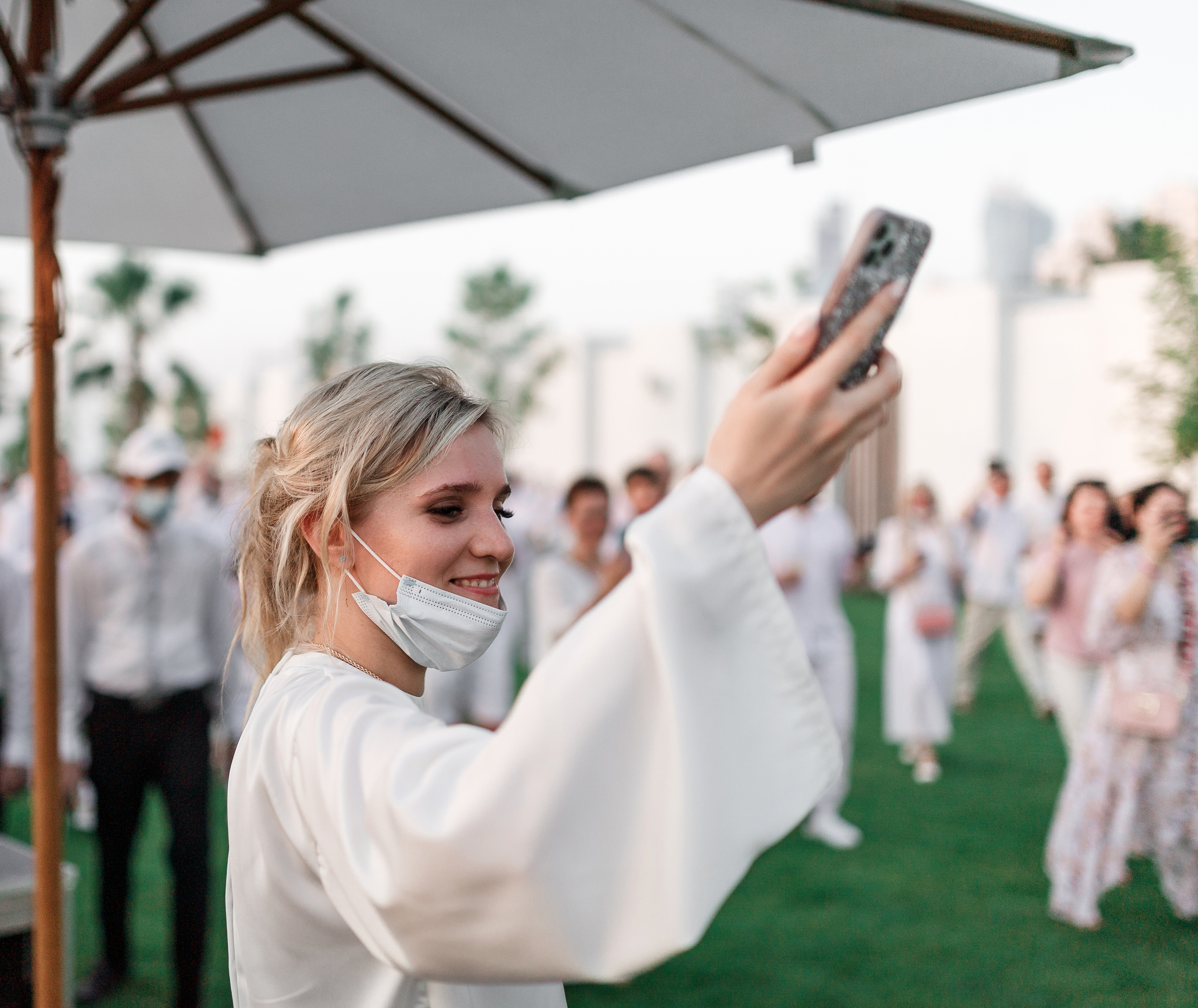 Дубай. Белая вечеринка. Фотограф Олег Сотник