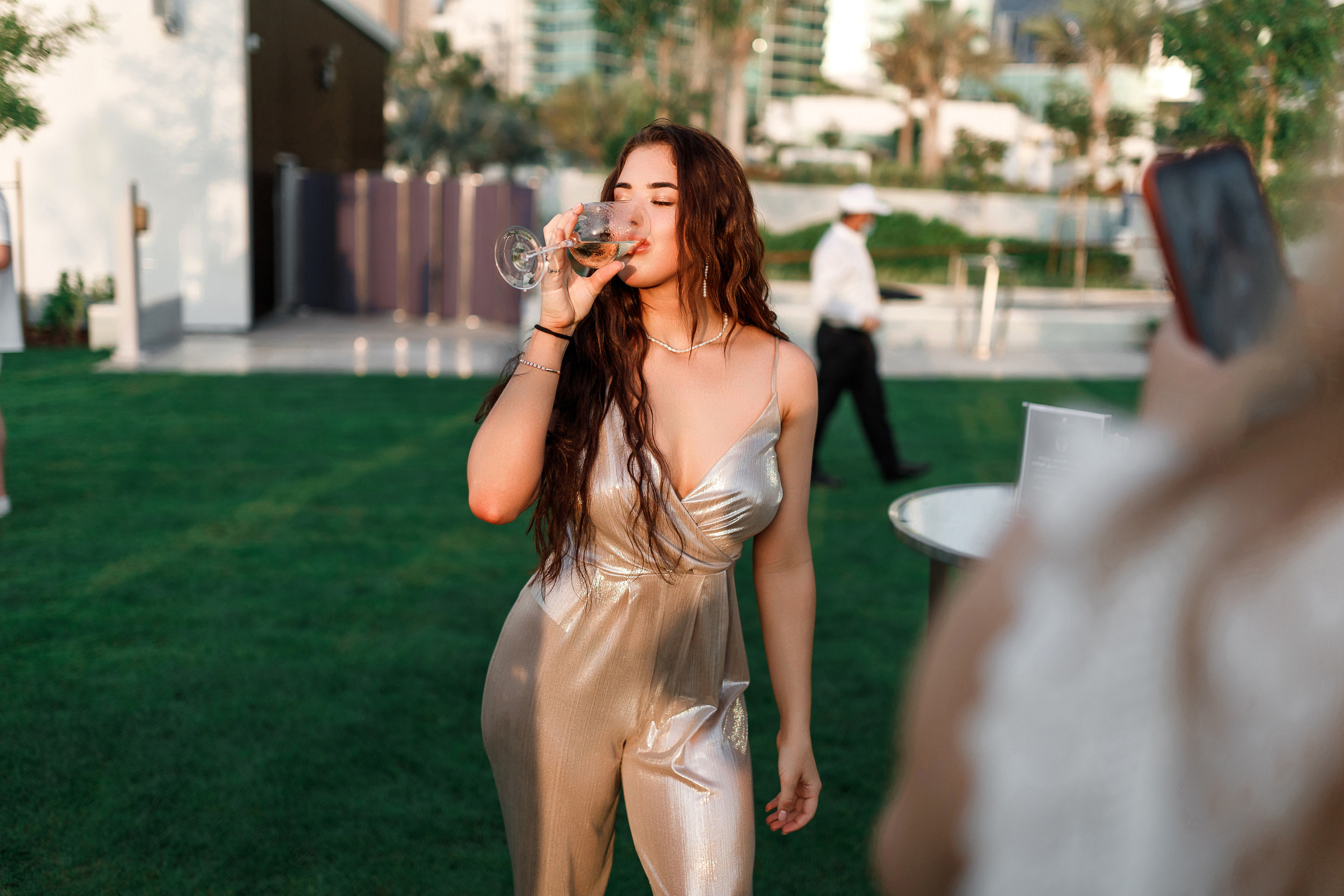 Дубай. Белая вечеринка. Фотограф Олег Сотник