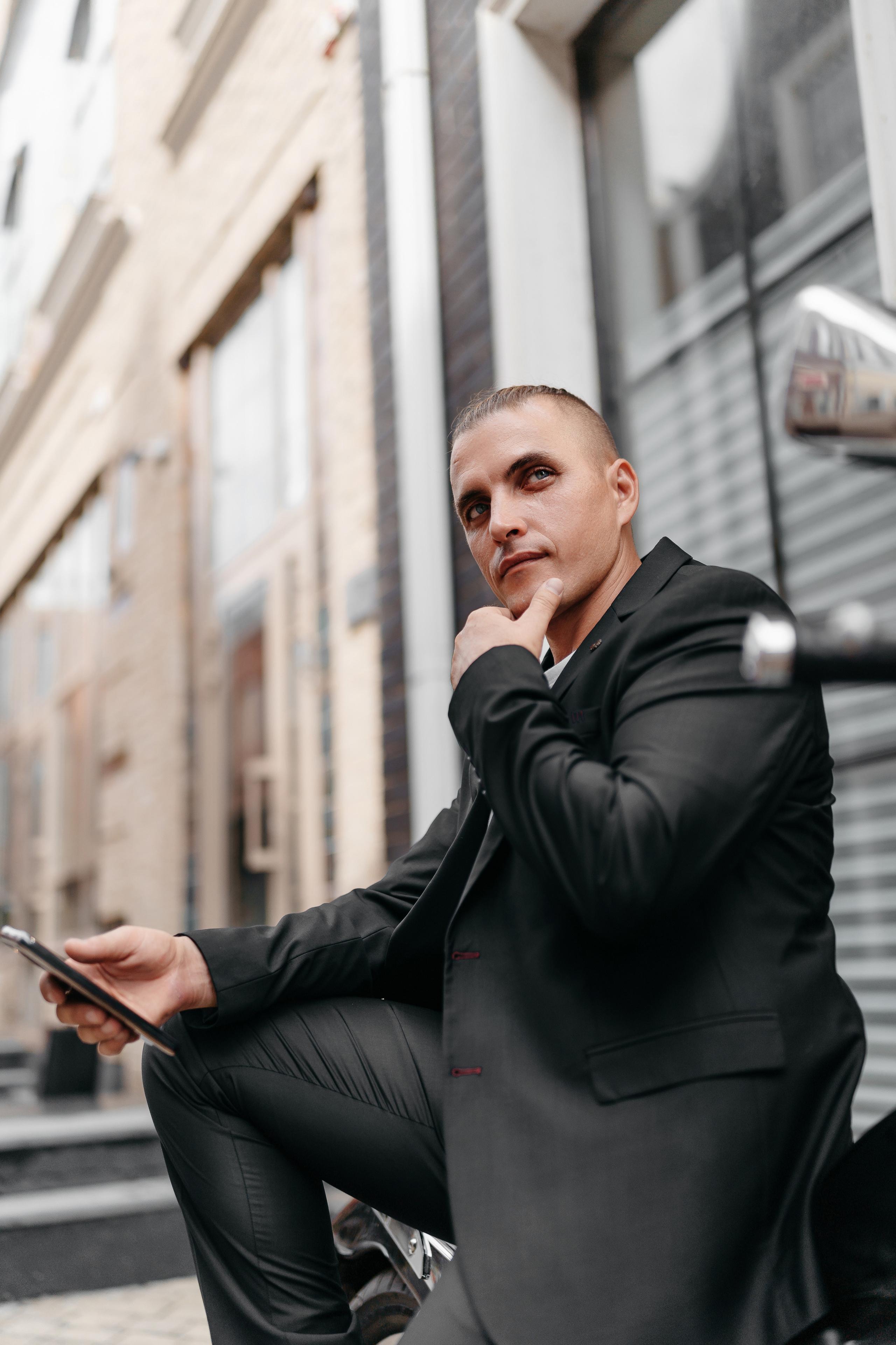 Деловой портрет для президента мотоклуба. Фотограф Олег Сотник