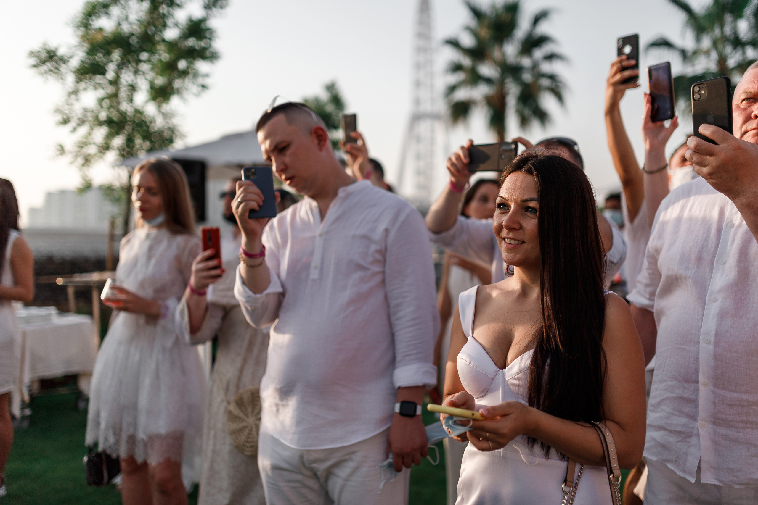Дубай. Белая вечеринка. Фотограф Олег Сотник