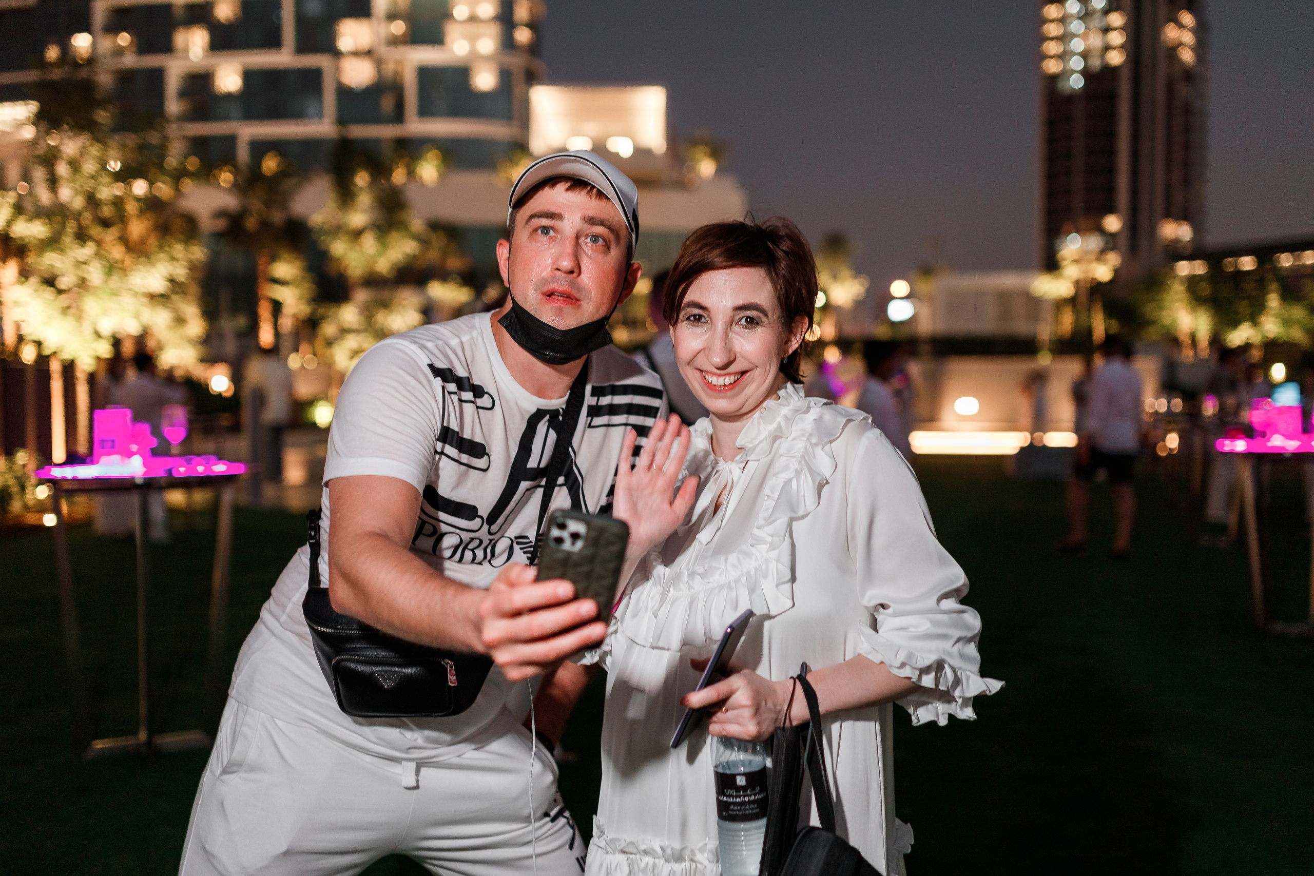 Дубай. Белая вечеринка. Фотограф Олег Сотник