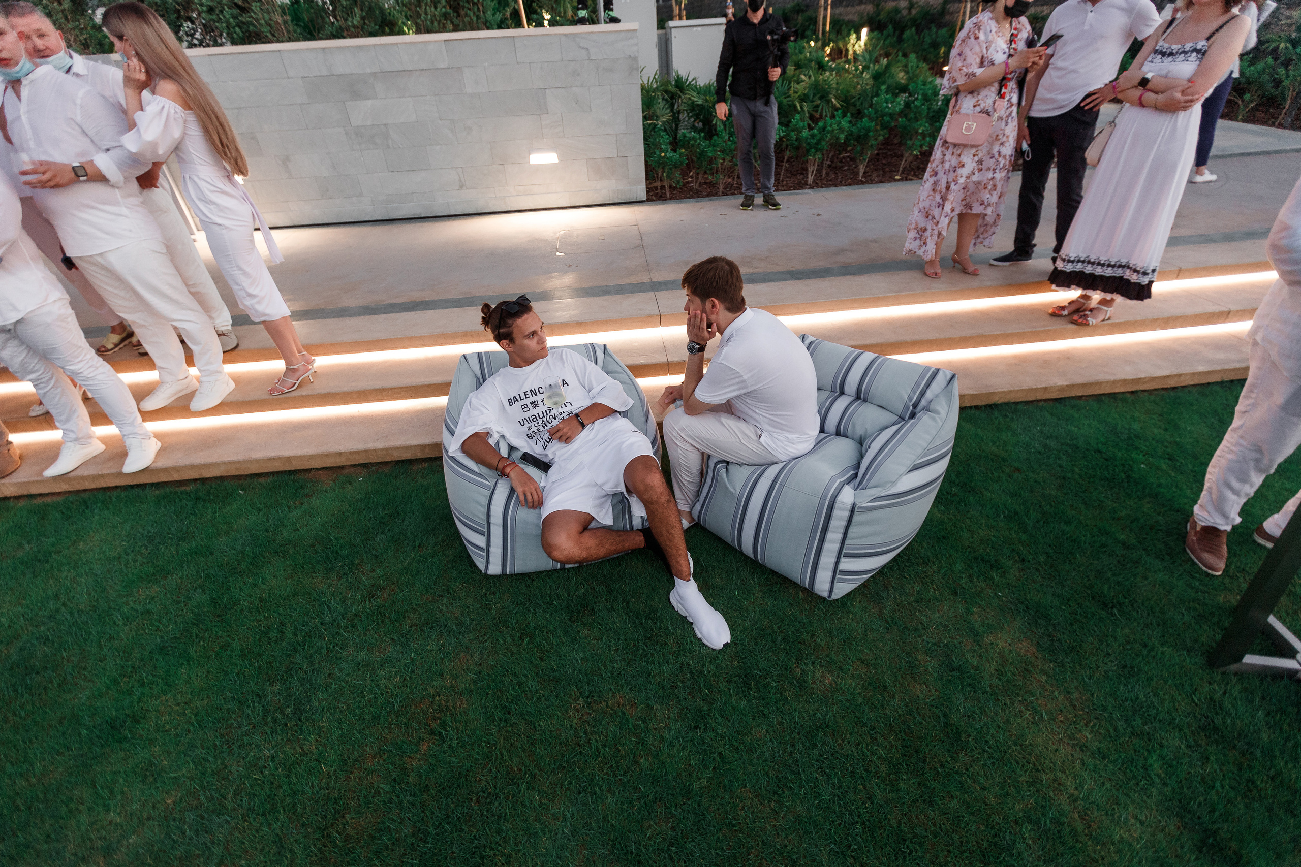 Дубай. Белая вечеринка. Фотограф Олег Сотник