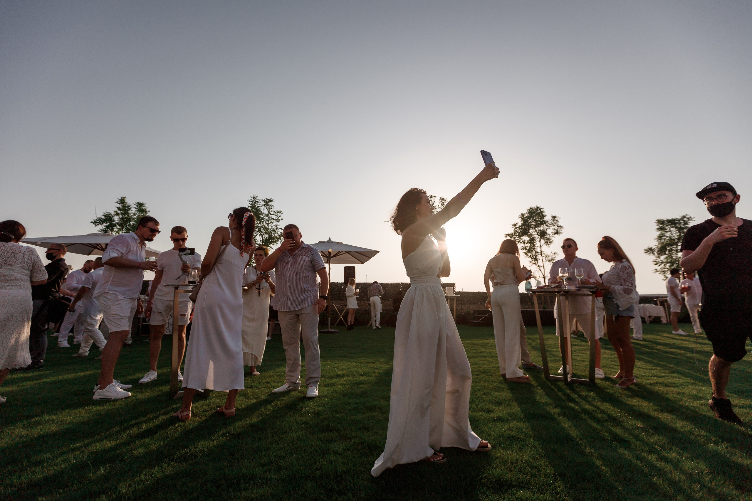 Дубай. Белая вечеринка. Фотограф Олег Сотник