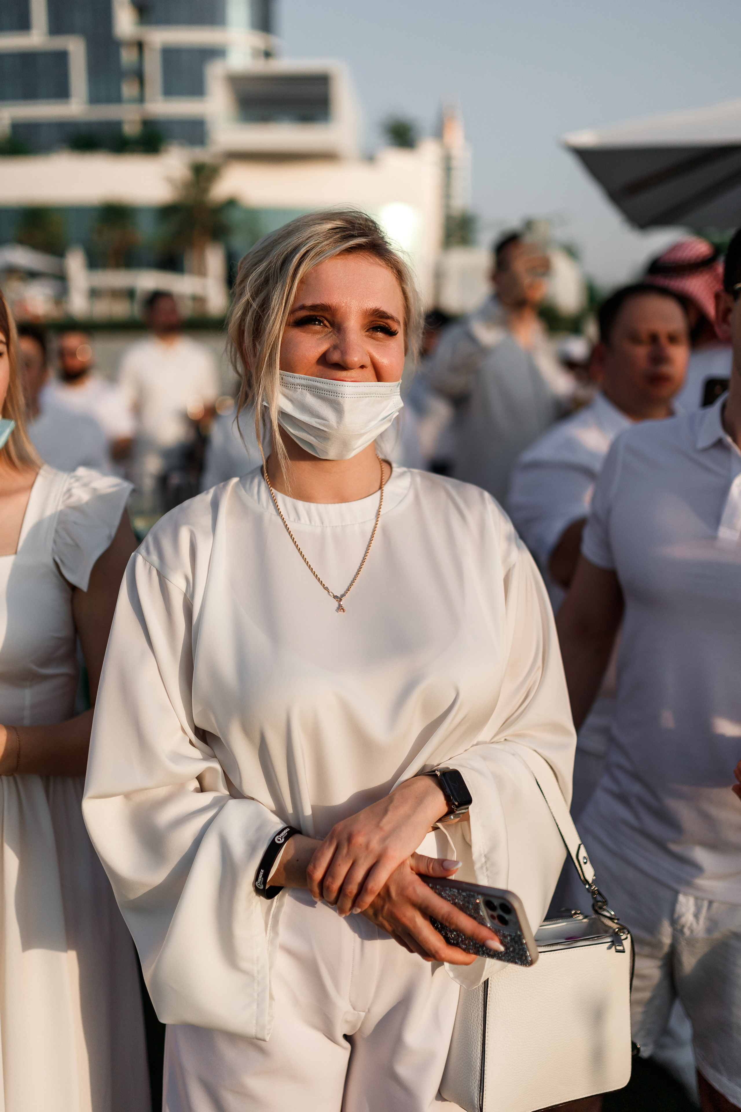 Дубай. Белая вечеринка. Фотограф Олег Сотник