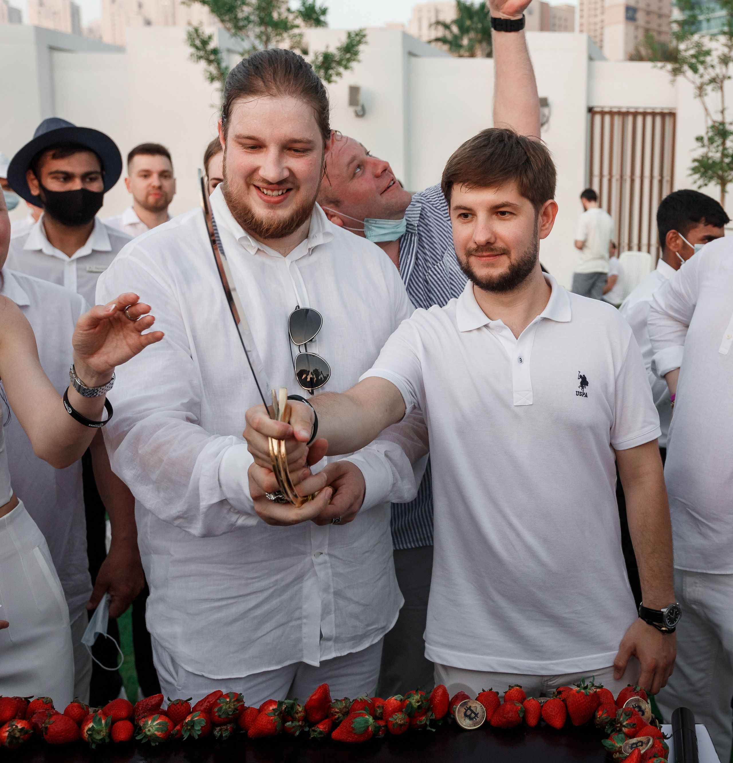 Дубай. Белая вечеринка. Фотограф Олег Сотник
