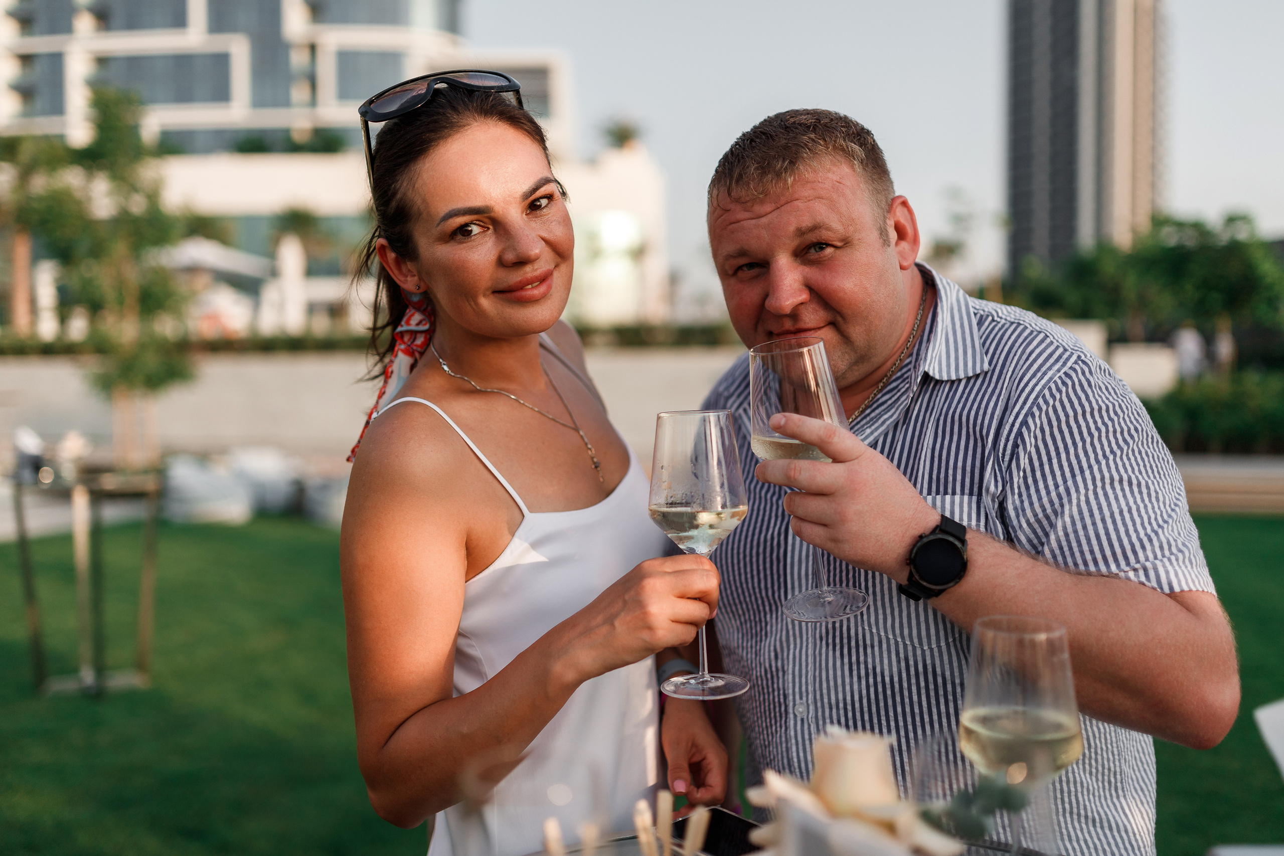 Дубай. Белая вечеринка. Фотограф Олег Сотник