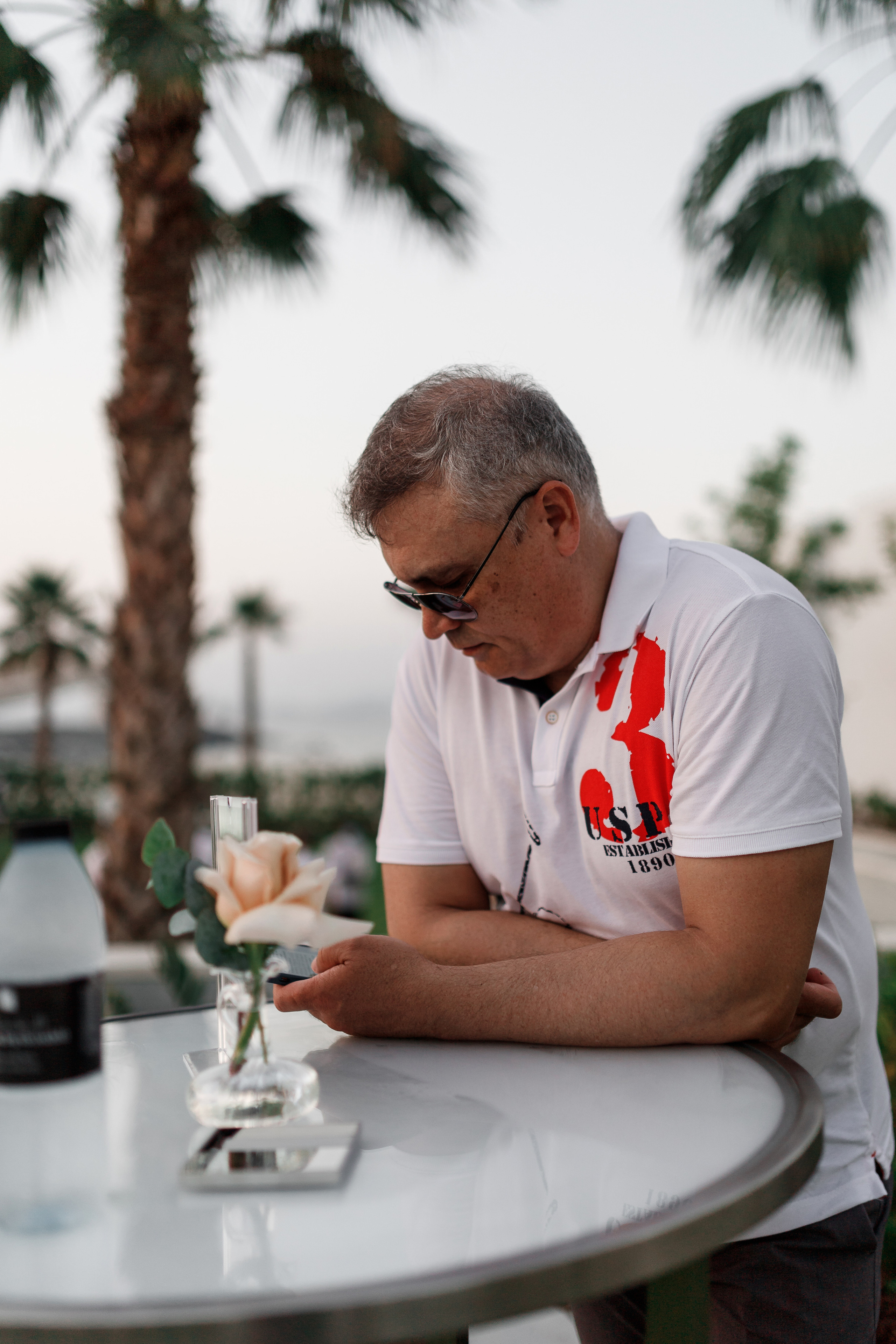 Дубай. Белая вечеринка. Фотограф Олег Сотник