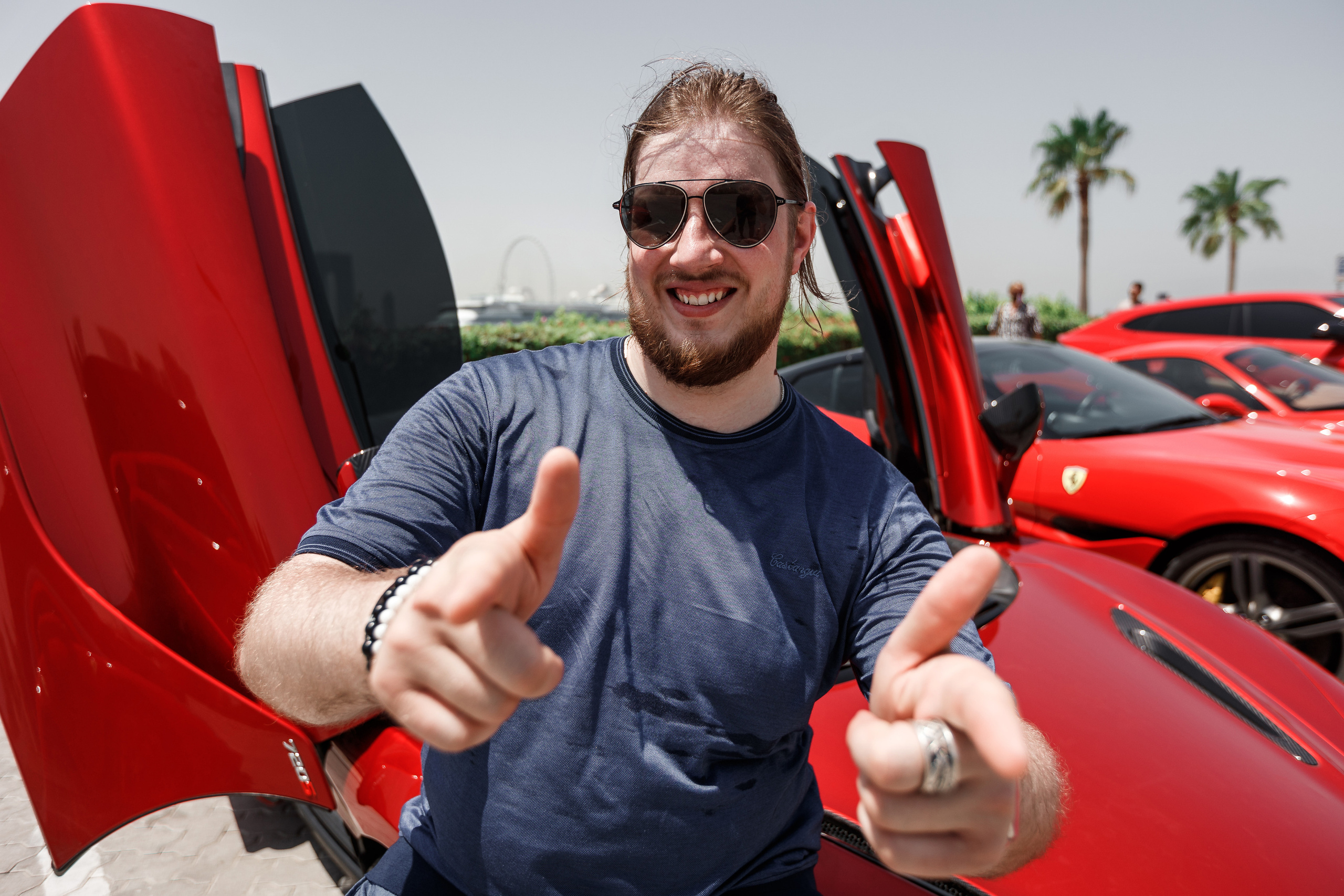 Дубай. Гонки на Ferrari. Фотограф Олег Сотник