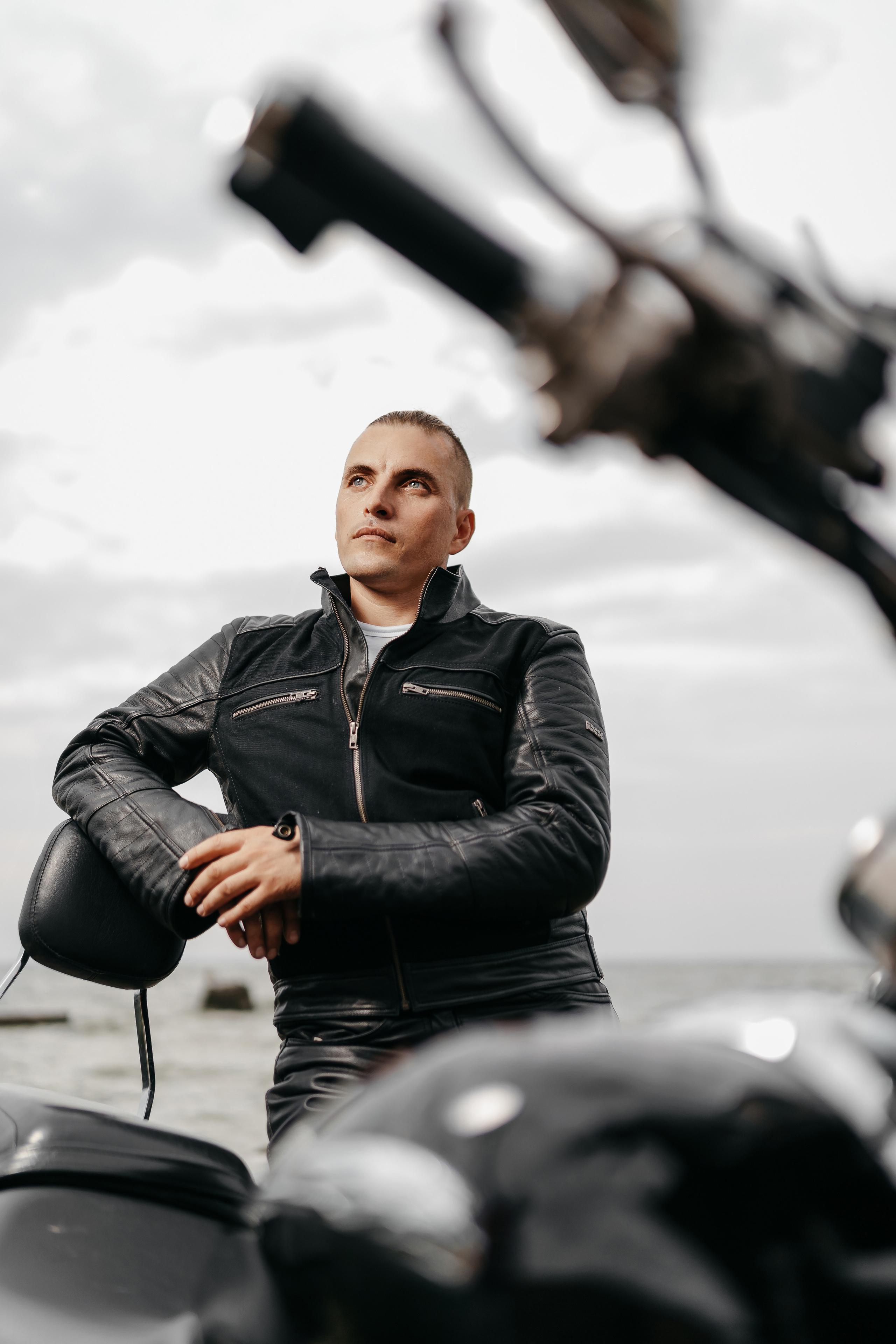 Деловой портрет для президента мотоклуба. Фотограф Олег Сотник