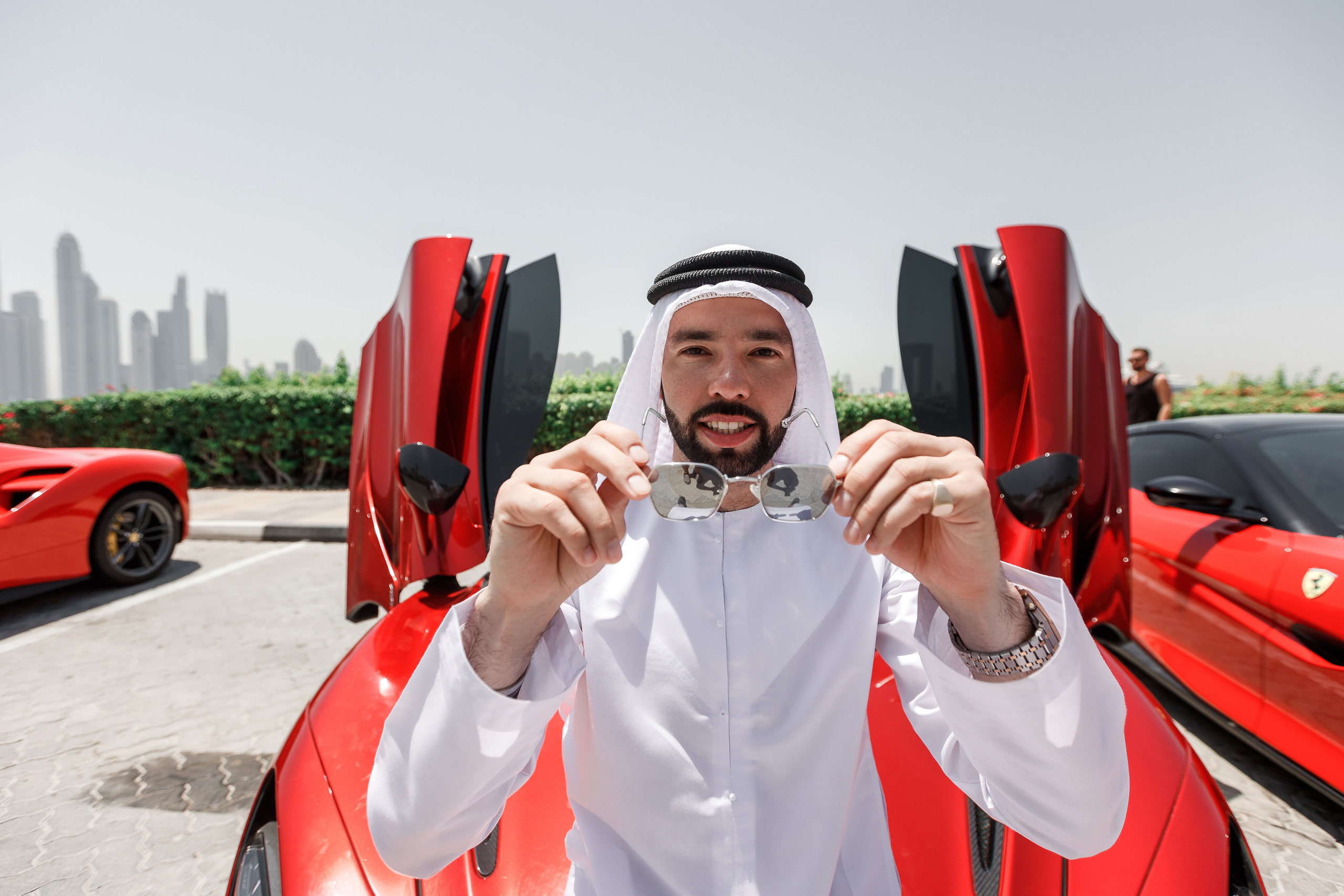 Дубай. Гонки на Ferrari. Фотограф Олег Сотник