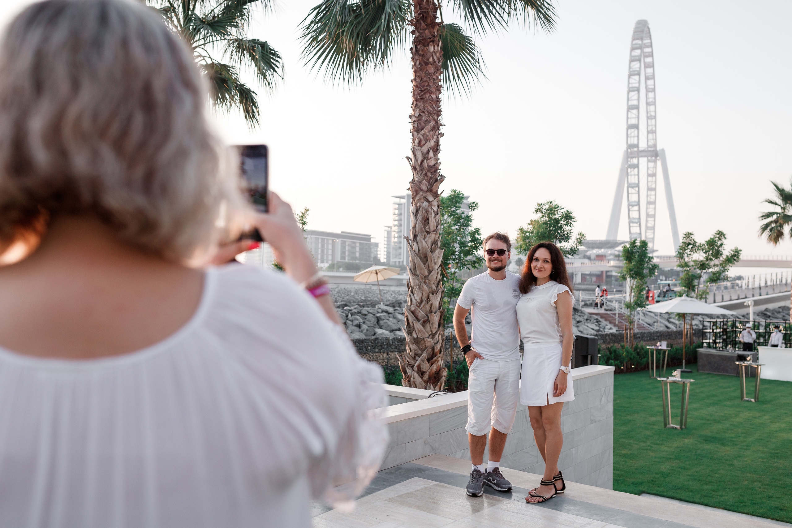 Дубай. Белая вечеринка. Фотограф Олег Сотник