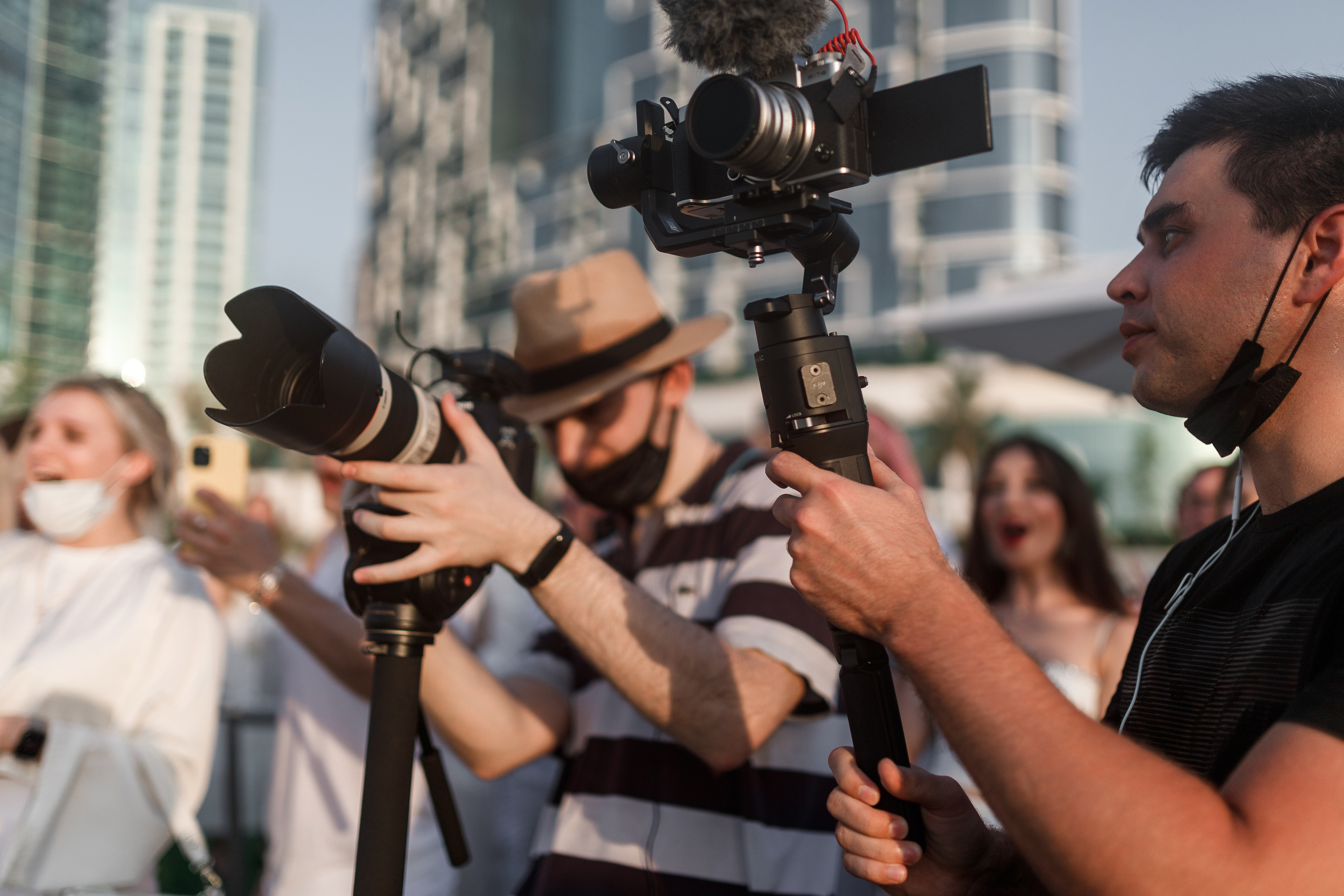 Дубай. Белая вечеринка. Фотограф Олег Сотник