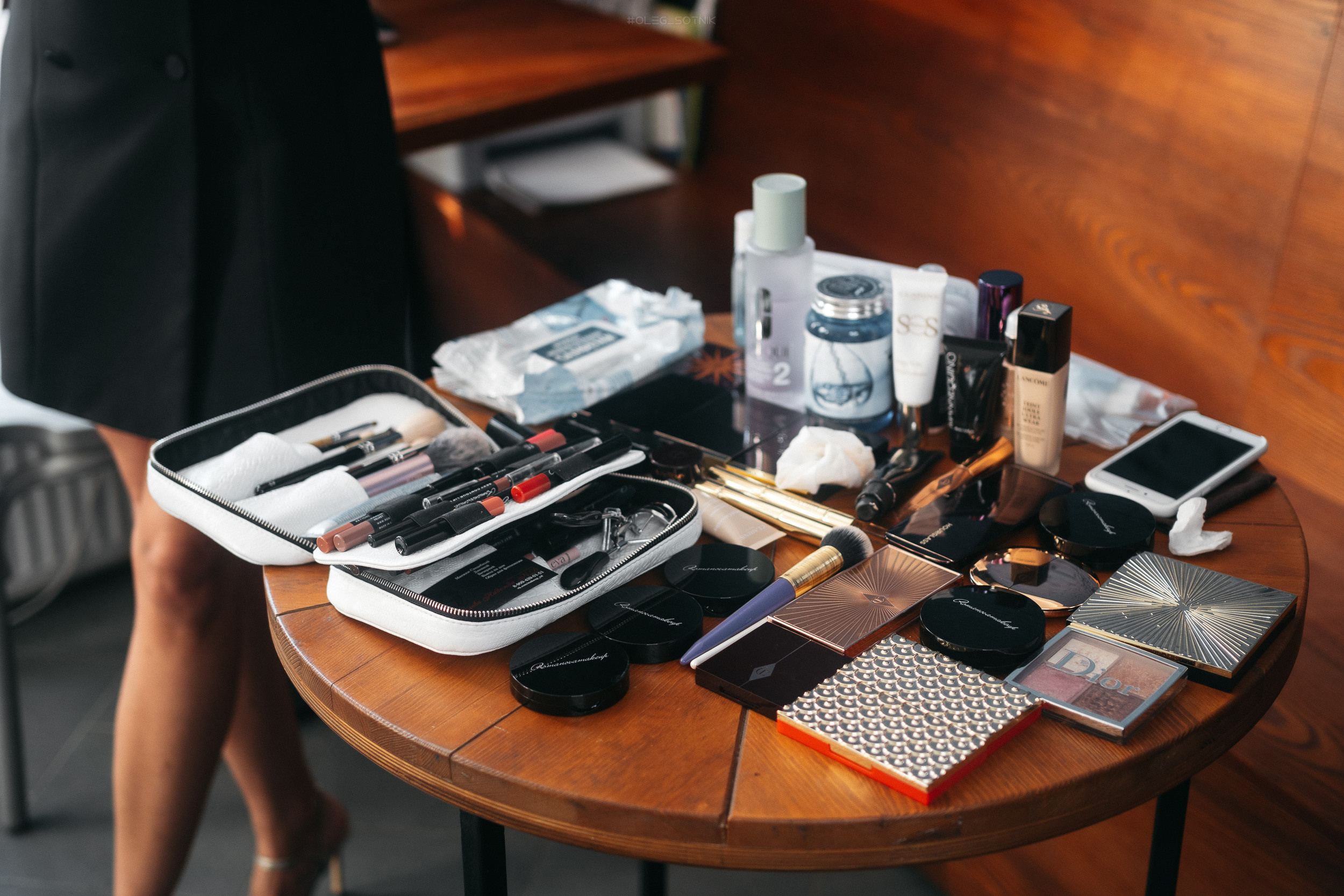 Мастер класс по визажу. Фотограф Олег Сотник