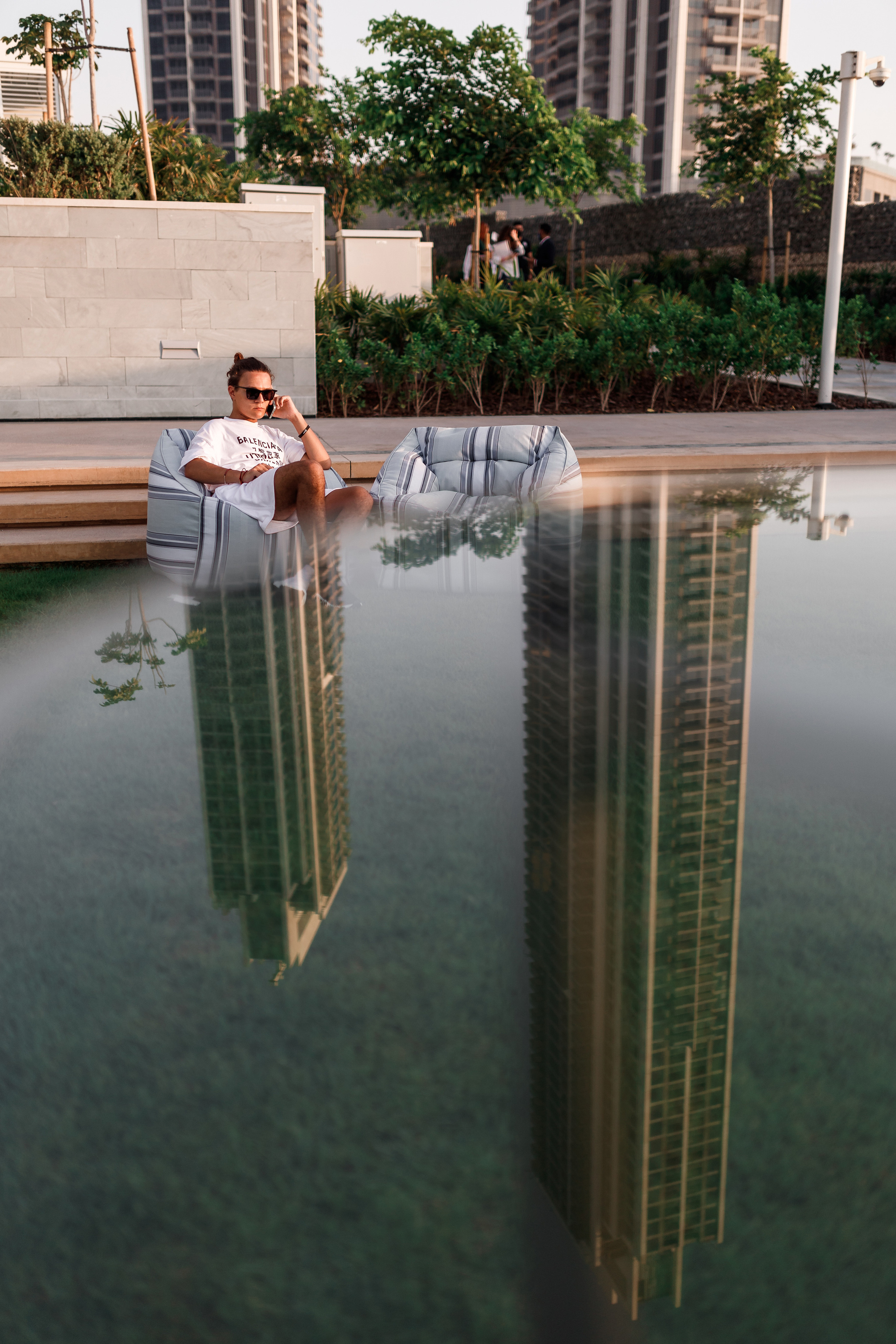 Дубай. Белая вечеринка. Фотограф Олег Сотник
