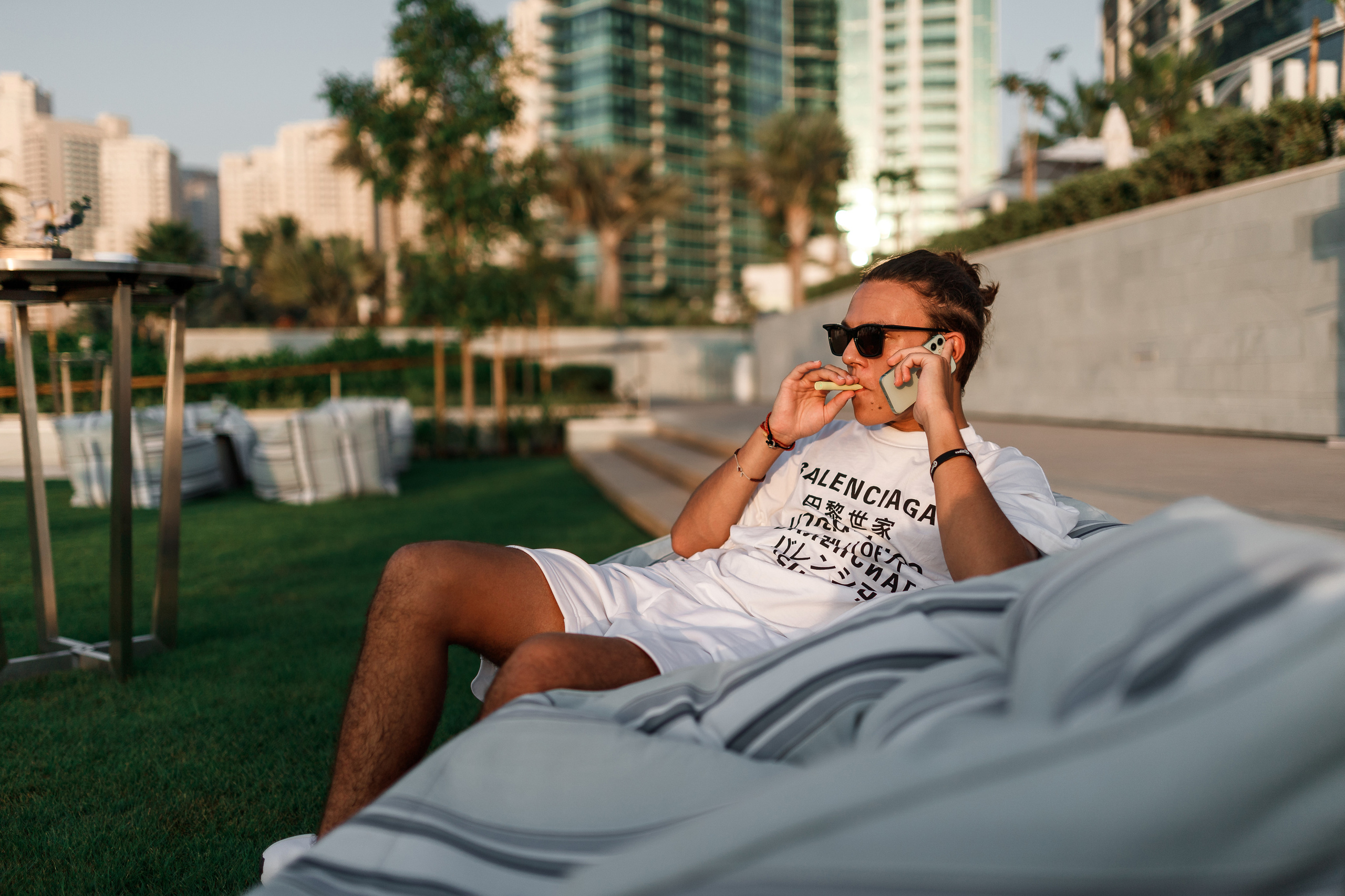 Дубай. Белая вечеринка. Фотограф Олег Сотник