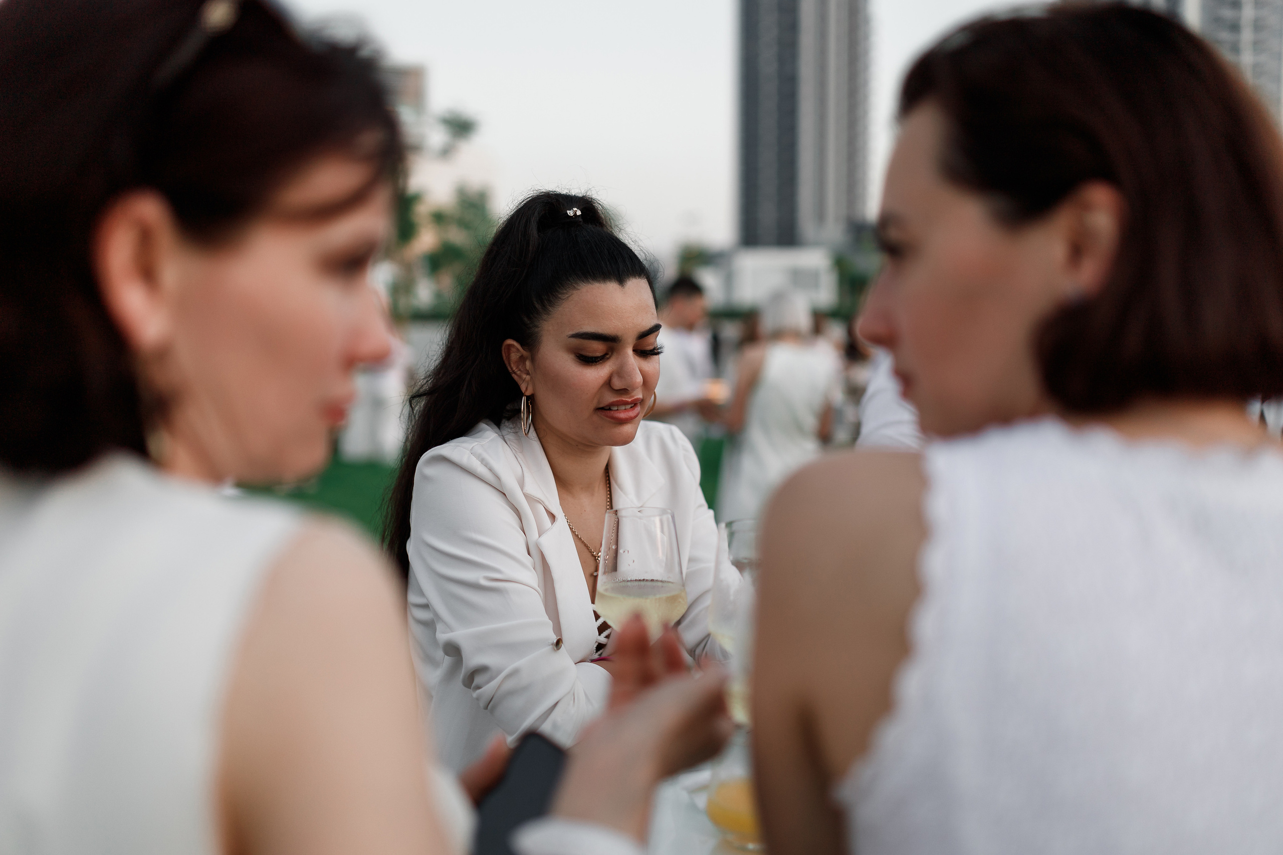 Дубай. Белая вечеринка. Фотограф Олег Сотник