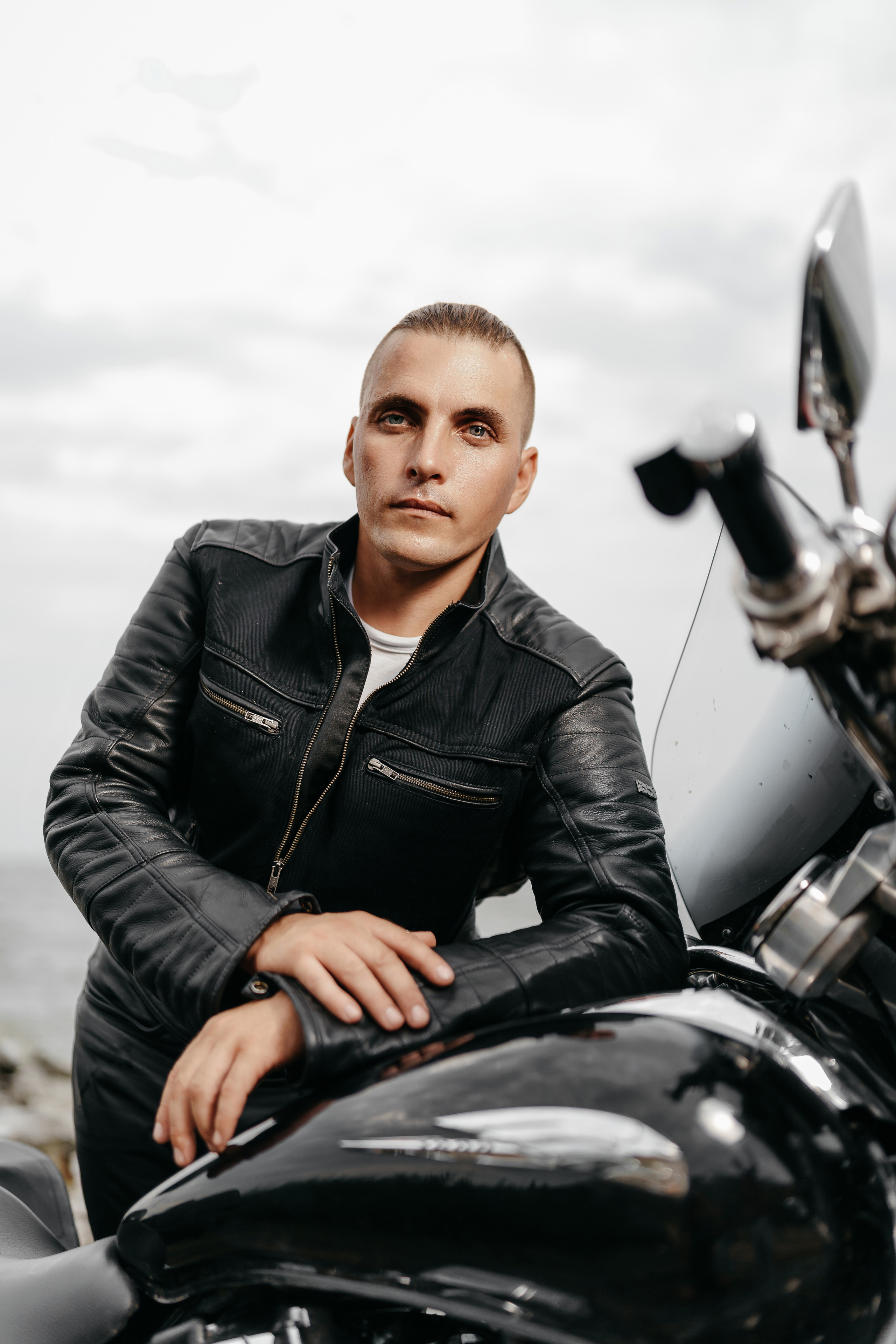 Деловой портрет для президента мотоклуба. Фотограф Олег Сотник
