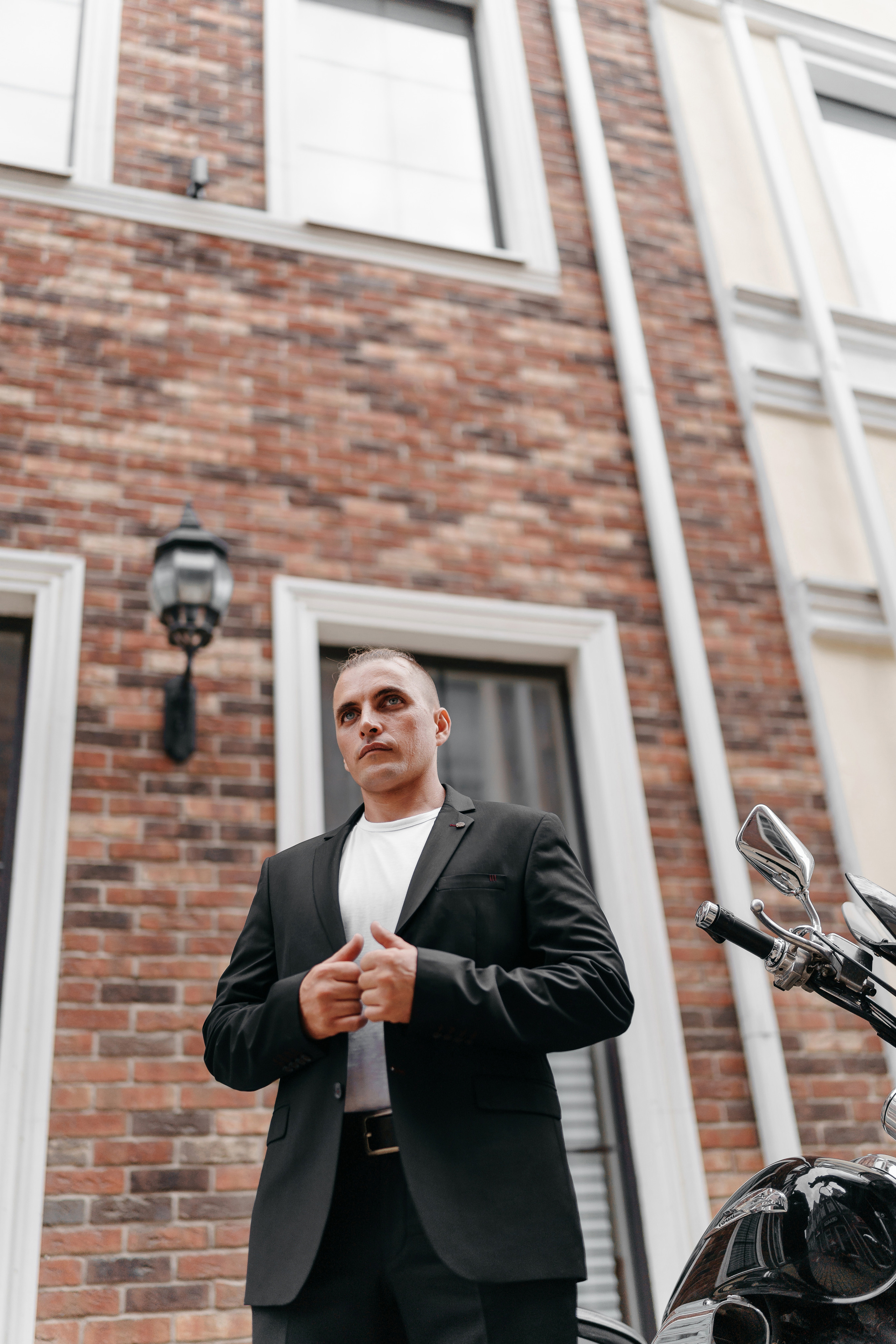 Деловой портрет для президента мотоклуба. Фотограф Олег Сотник