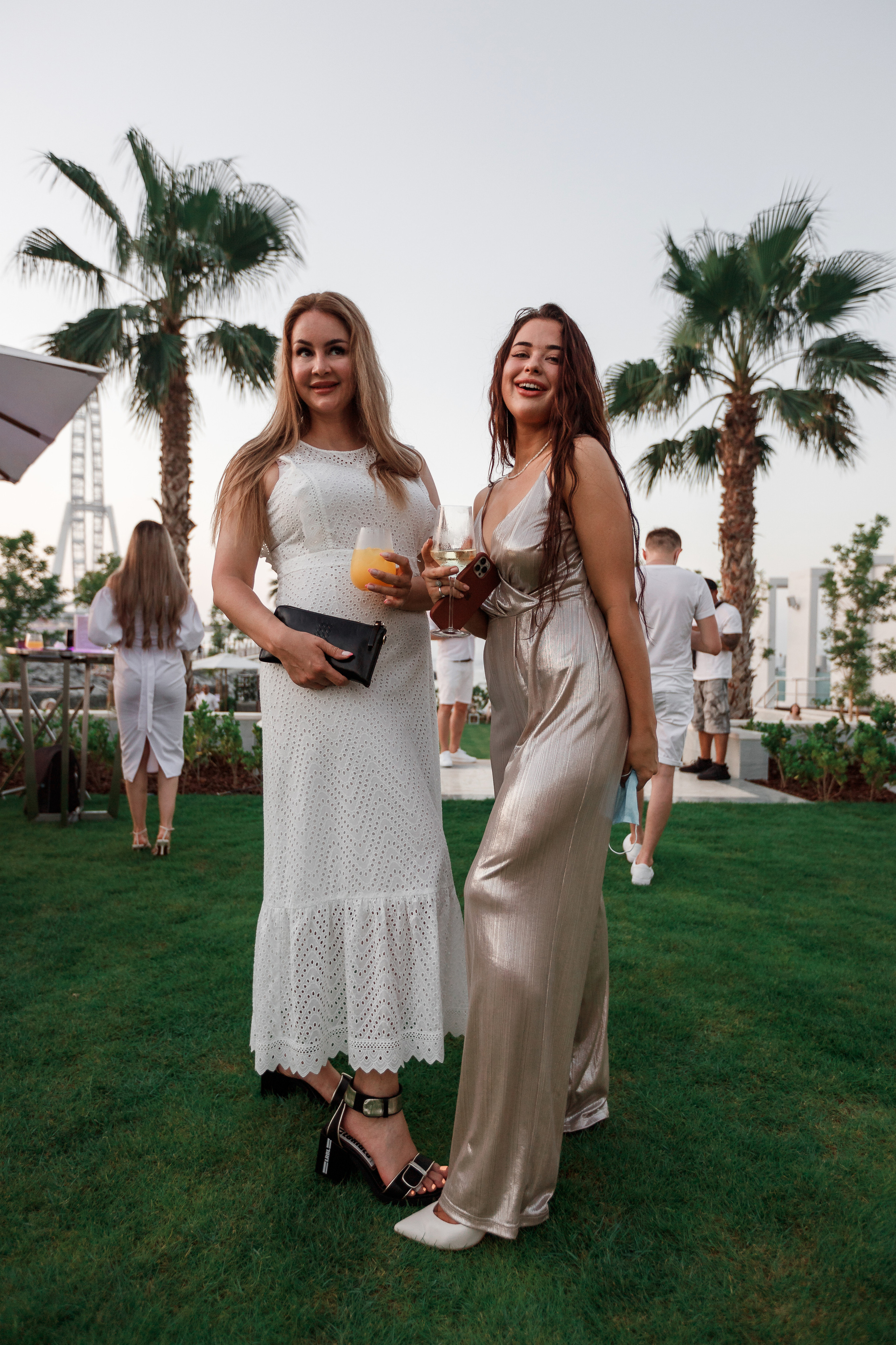 Дубай. Белая вечеринка. Фотограф Олег Сотник