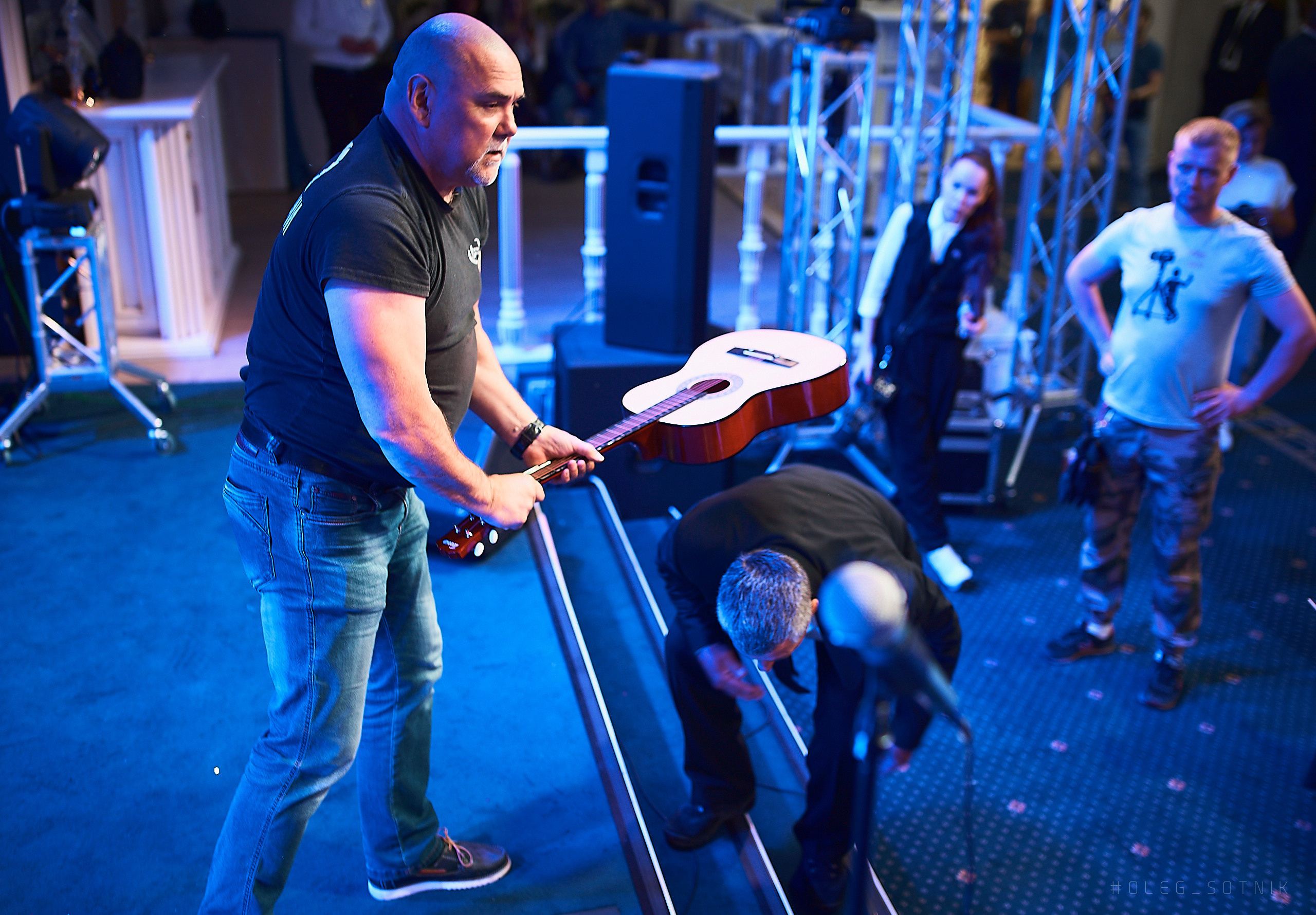 Репортаж со съемок клипа Калашниковой для Воробьева. Фотограф Олег Сотник