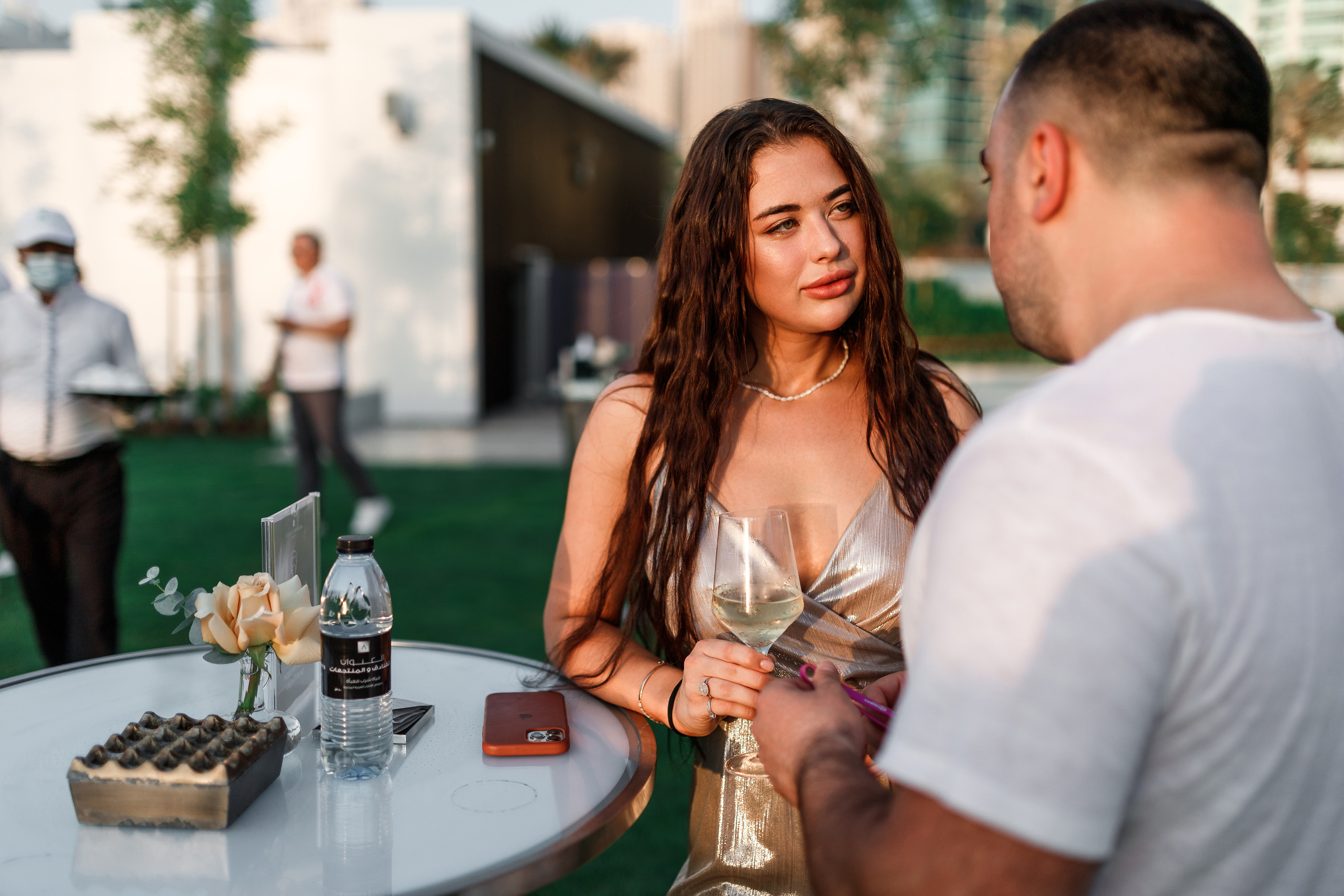 Дубай. Белая вечеринка. Фотограф Олег Сотник