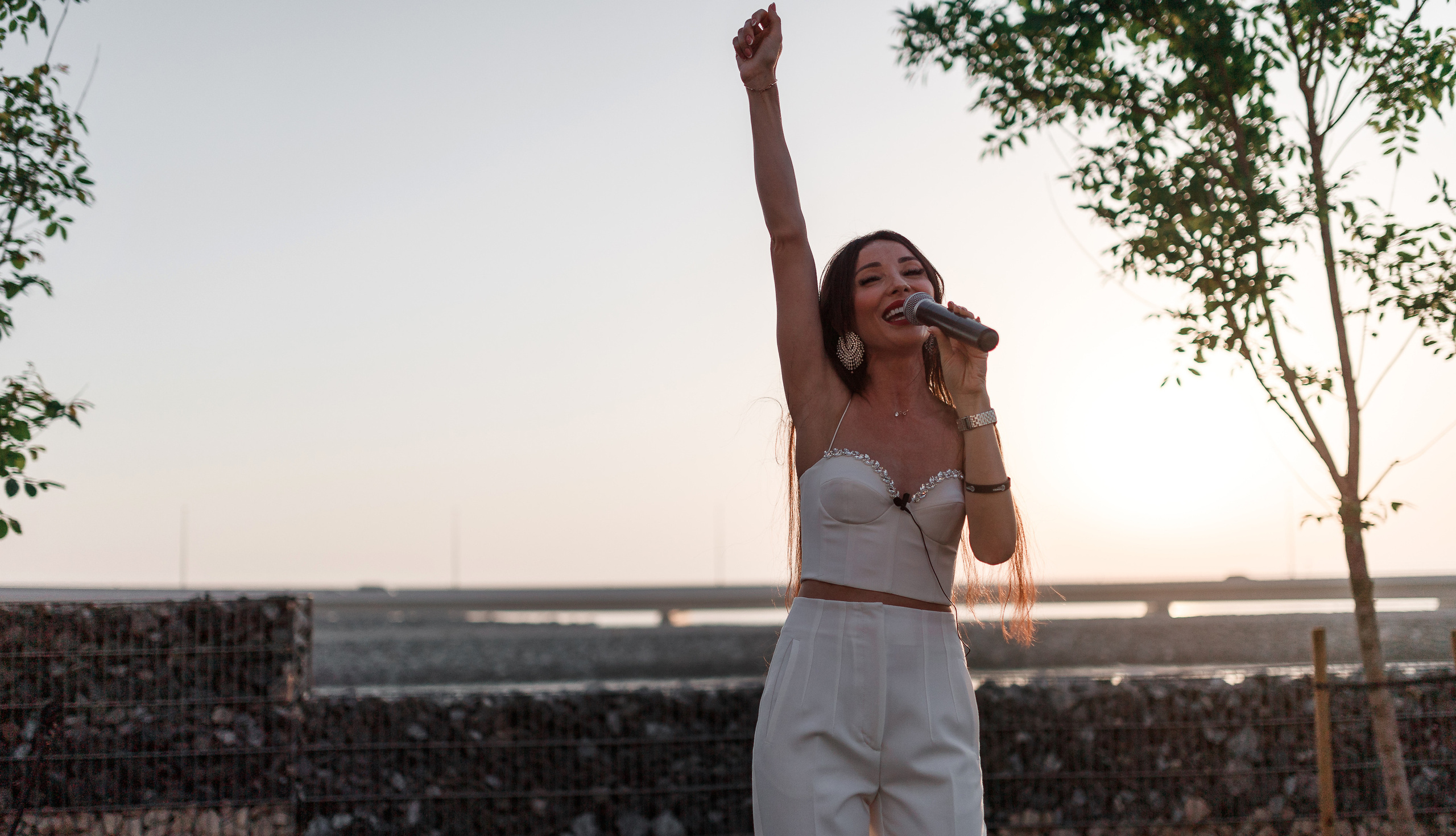 Дубай. Белая вечеринка. Фотограф Олег Сотник